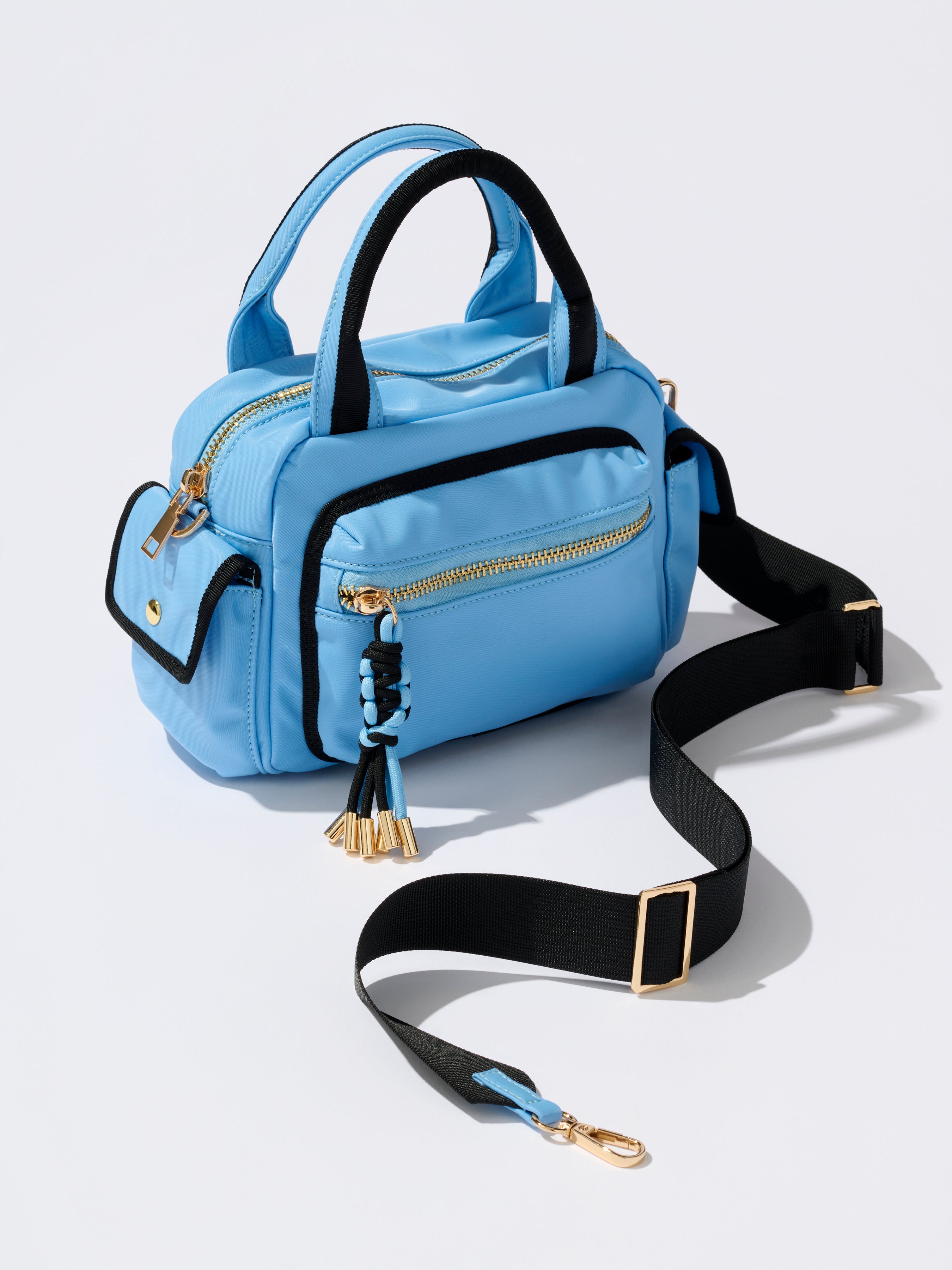 Shiraleah Jet Top Handle Shoulder Bag SKY