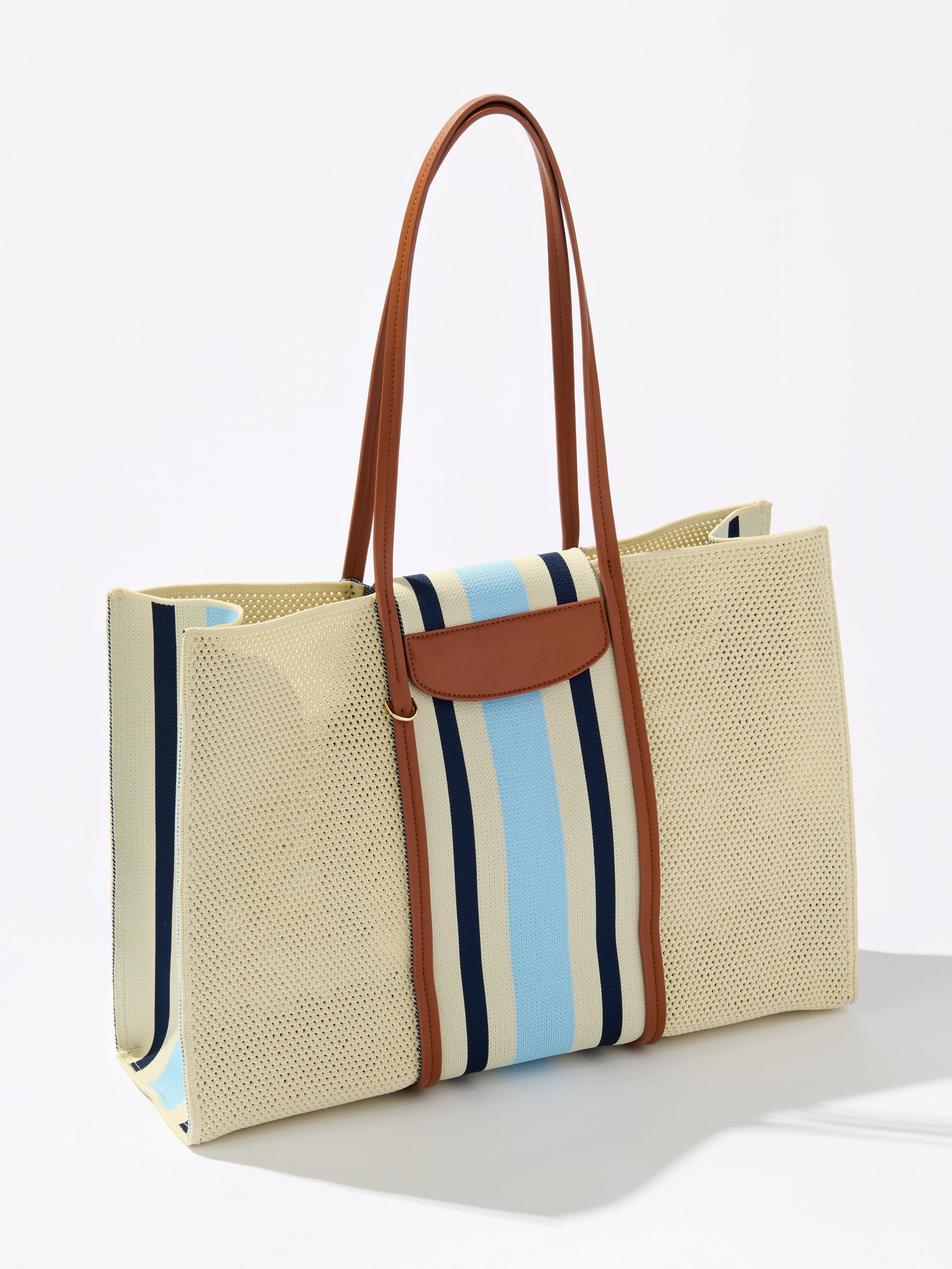 Shiraleah Aria Boxy Tote NATURAL