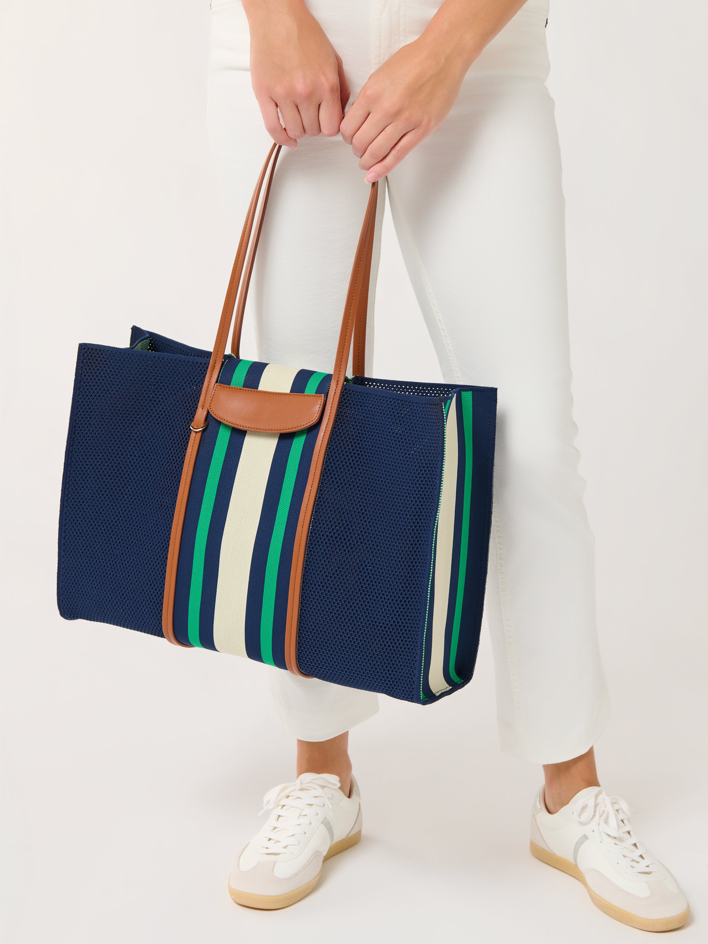 Shiraleah Aria Boxy Tote NAVY