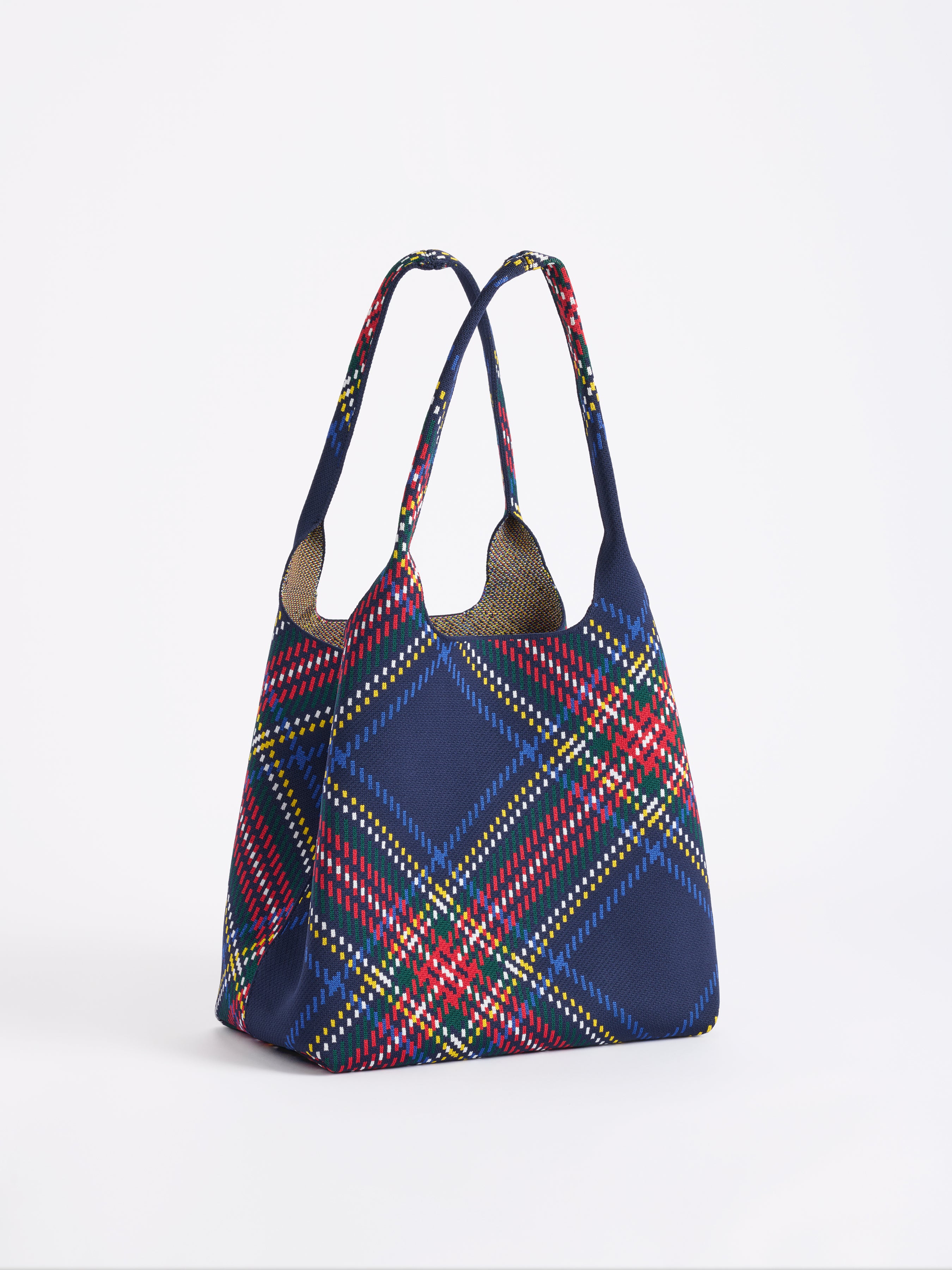 Shiraleah Robbie Plaid Tote BLUE / OS