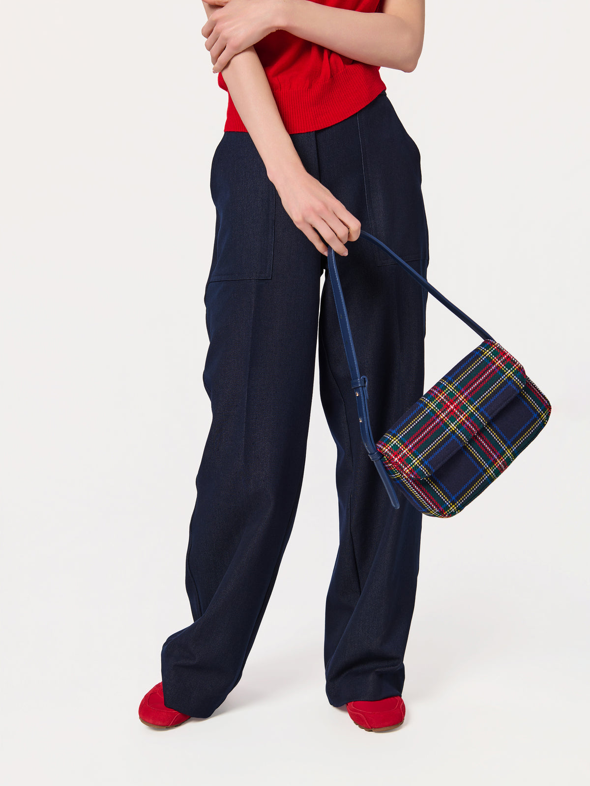 Shiraleah Scottie Shoulder Bag NAVY / OS