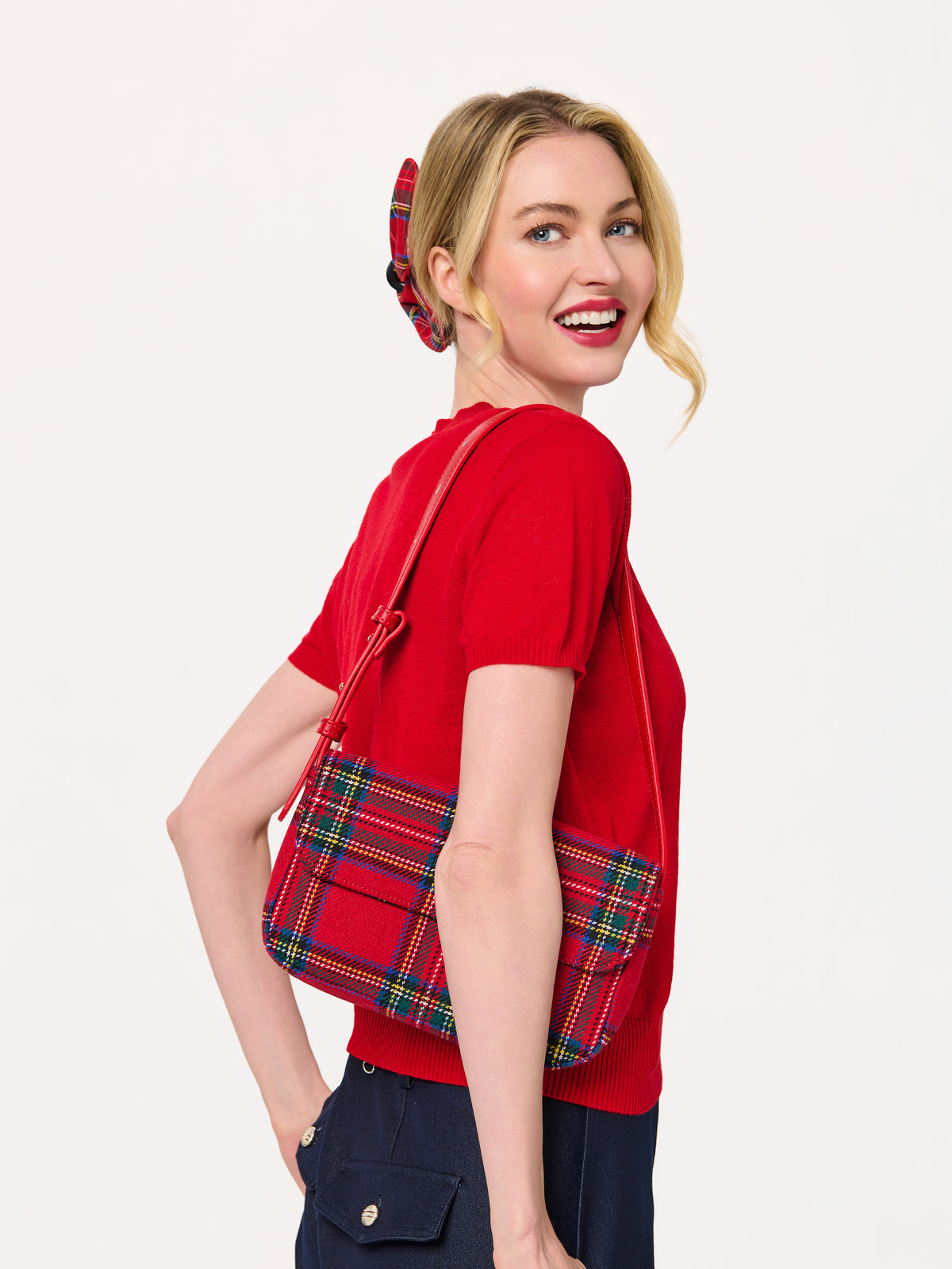 Shiraleah Scottie Shoulder Bag RED / OS