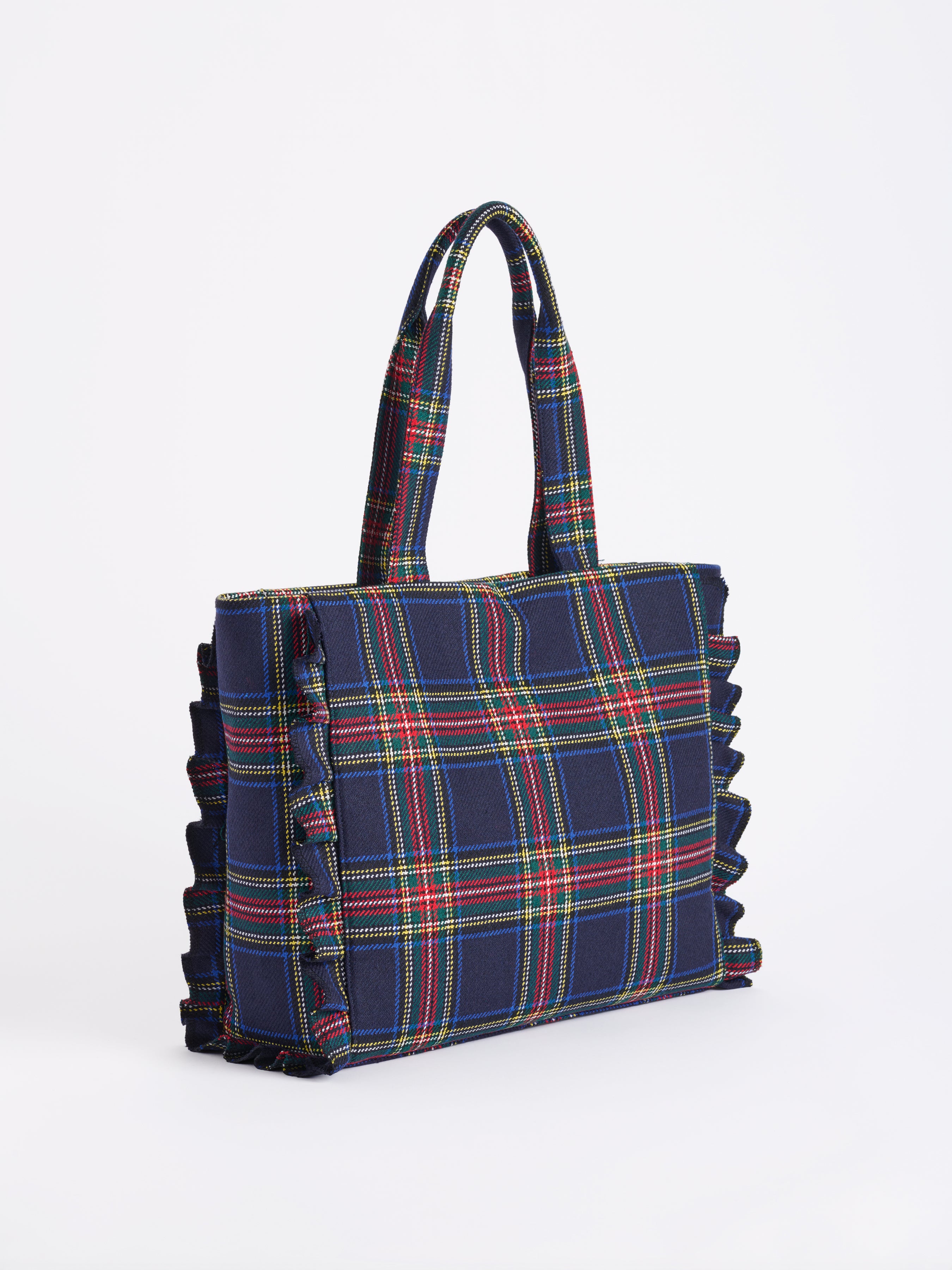 Shiraleah Scottie Ruffle Tote NAVY / OS