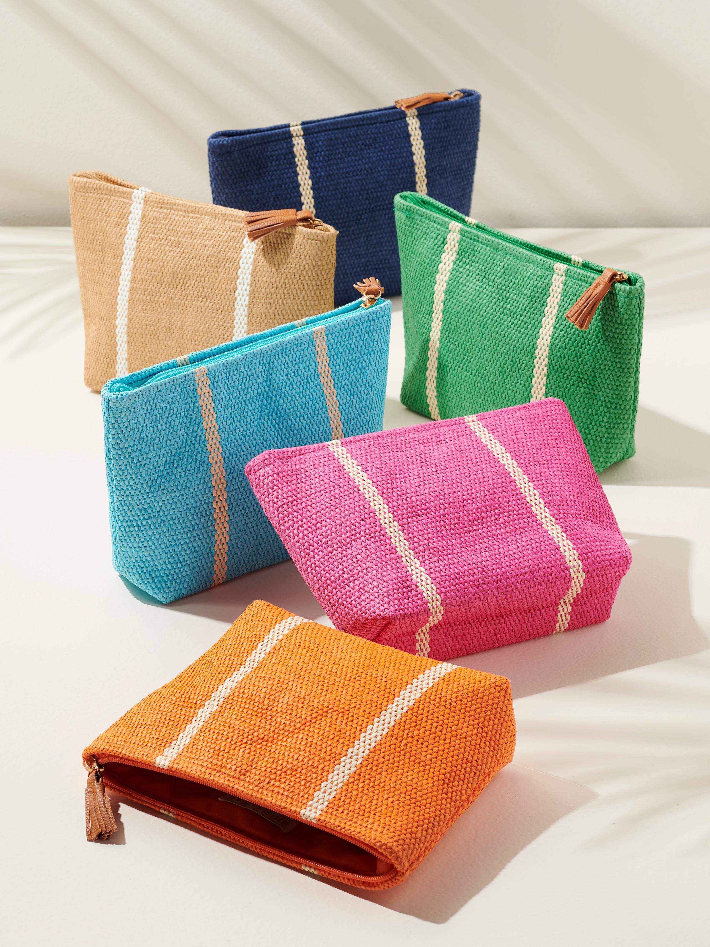 Shiraleah Riva Zip Pouch TURQUOISE