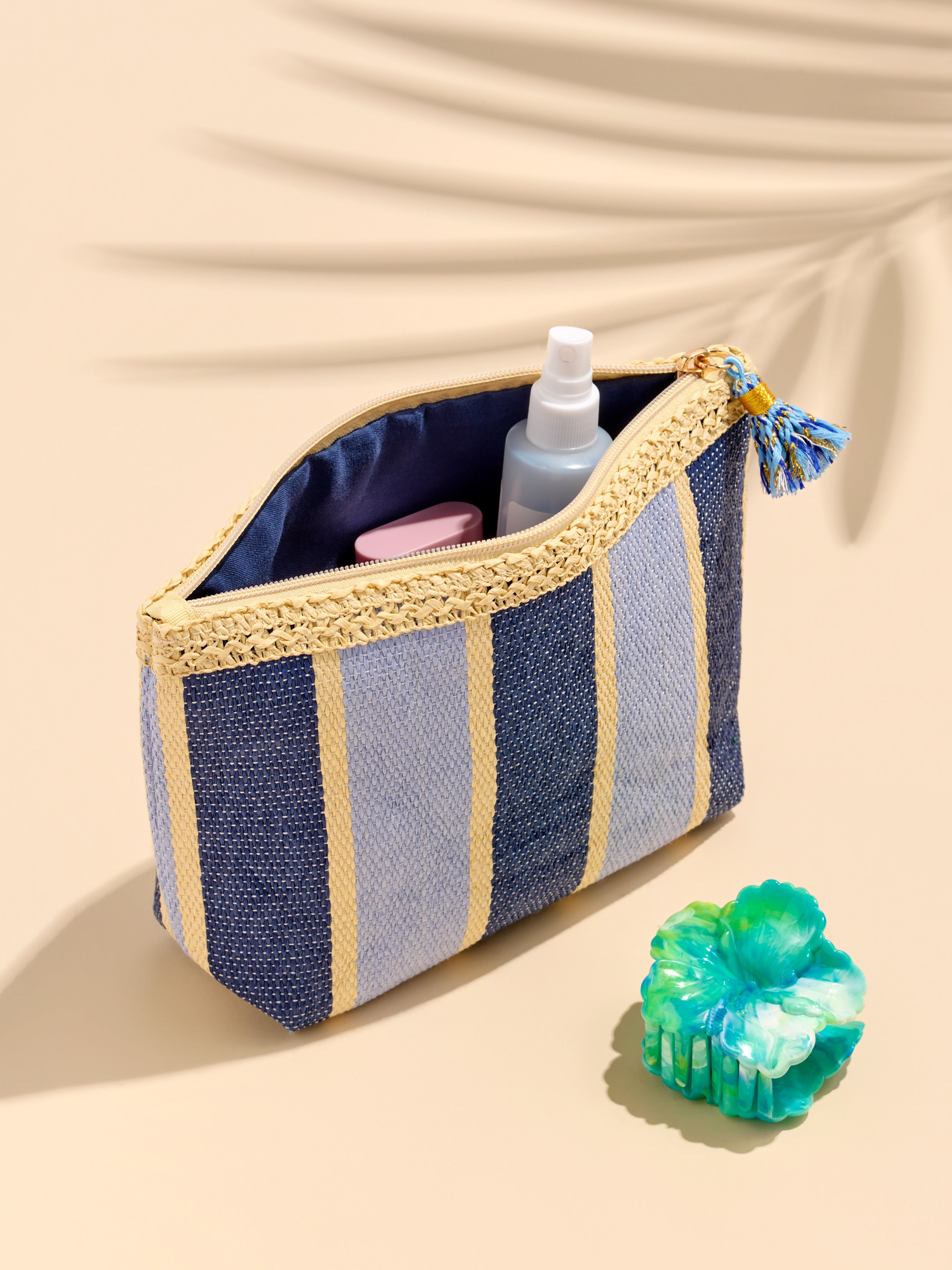 Shiraleah Capri Zip Pouch NAVY