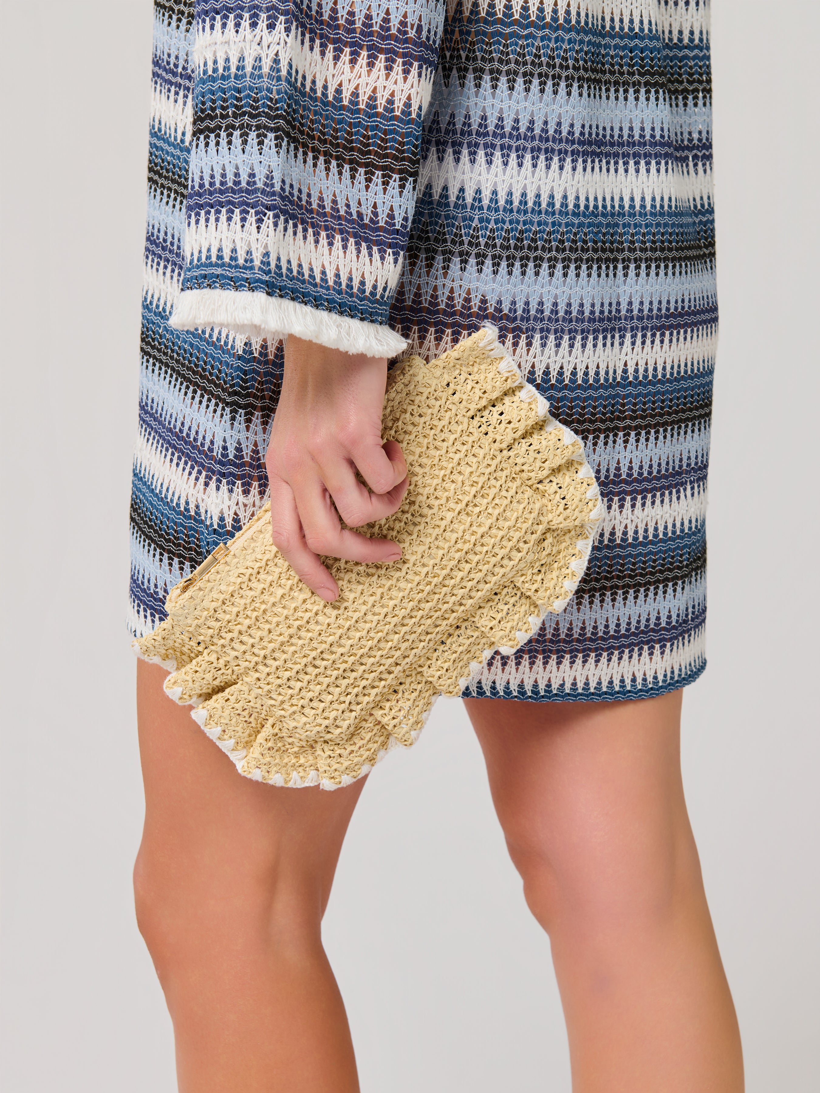 Shiraleah Arabella Zip Pouch NATURAL