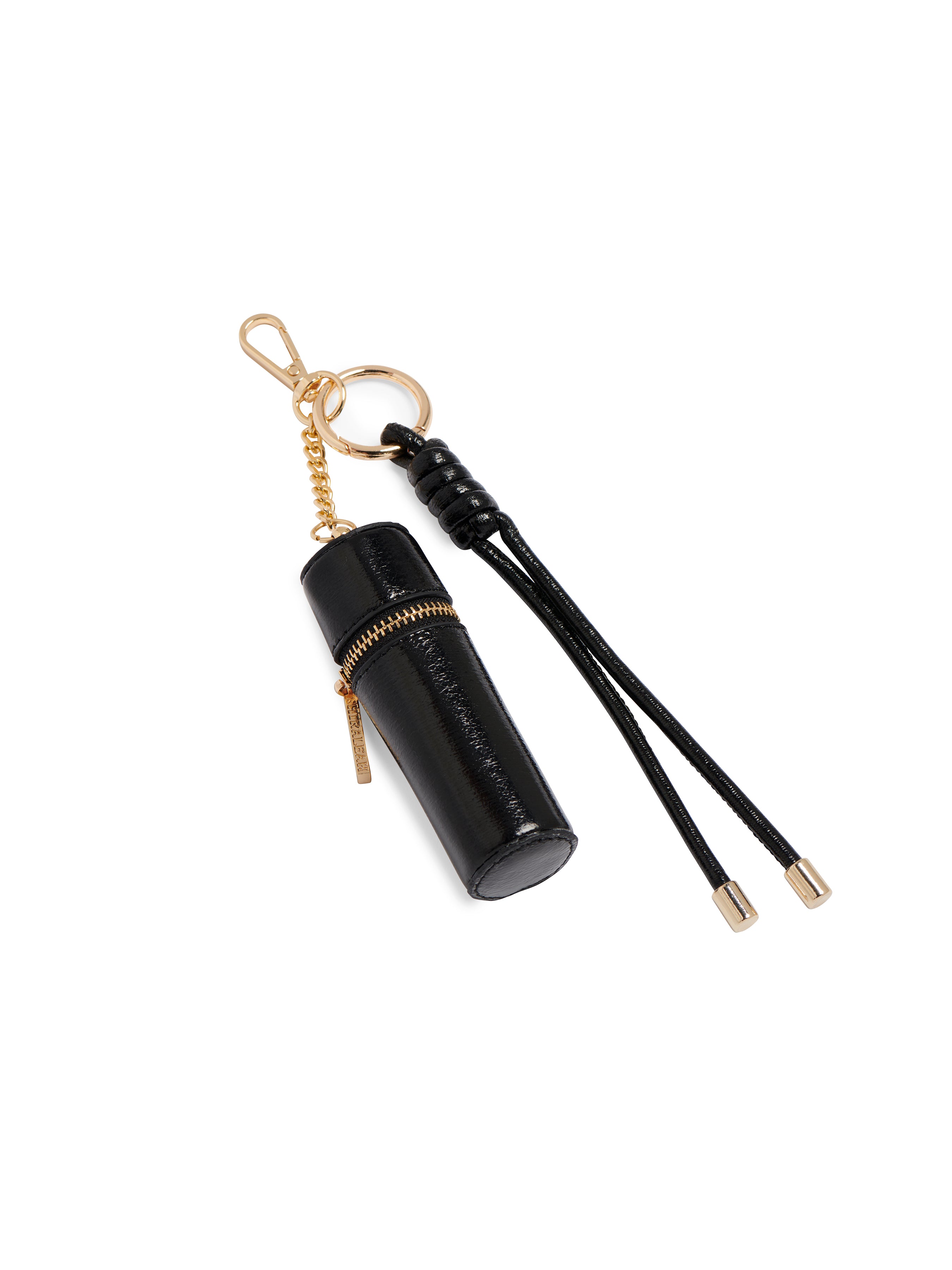 Shiraleah Lipstick Holder Bag Charm/Key Ring BLACK