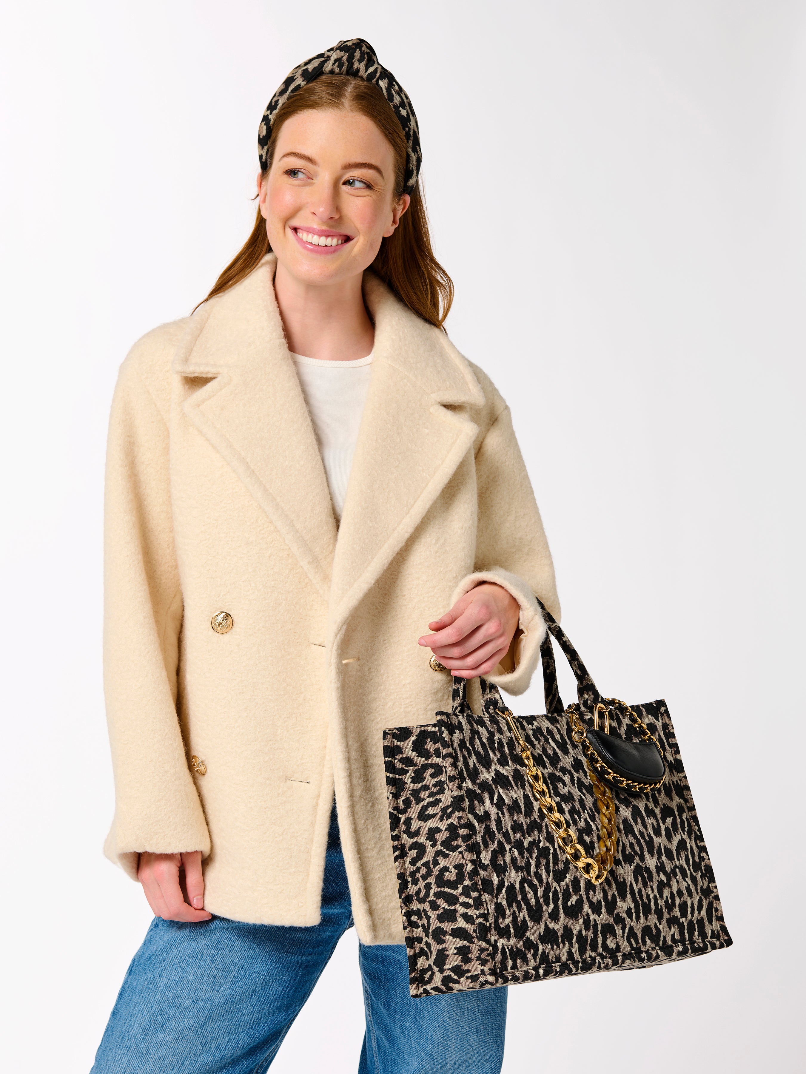 Shiraleah Chain Bag Charm BROWN
