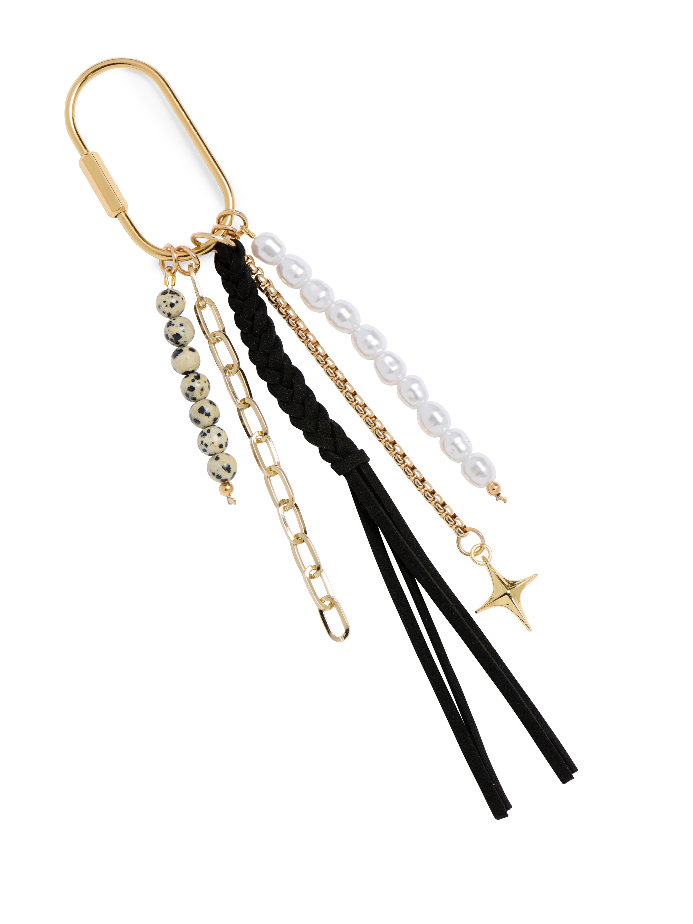 Shiraleah Tassel Bag Charm/Key Ring BLACK