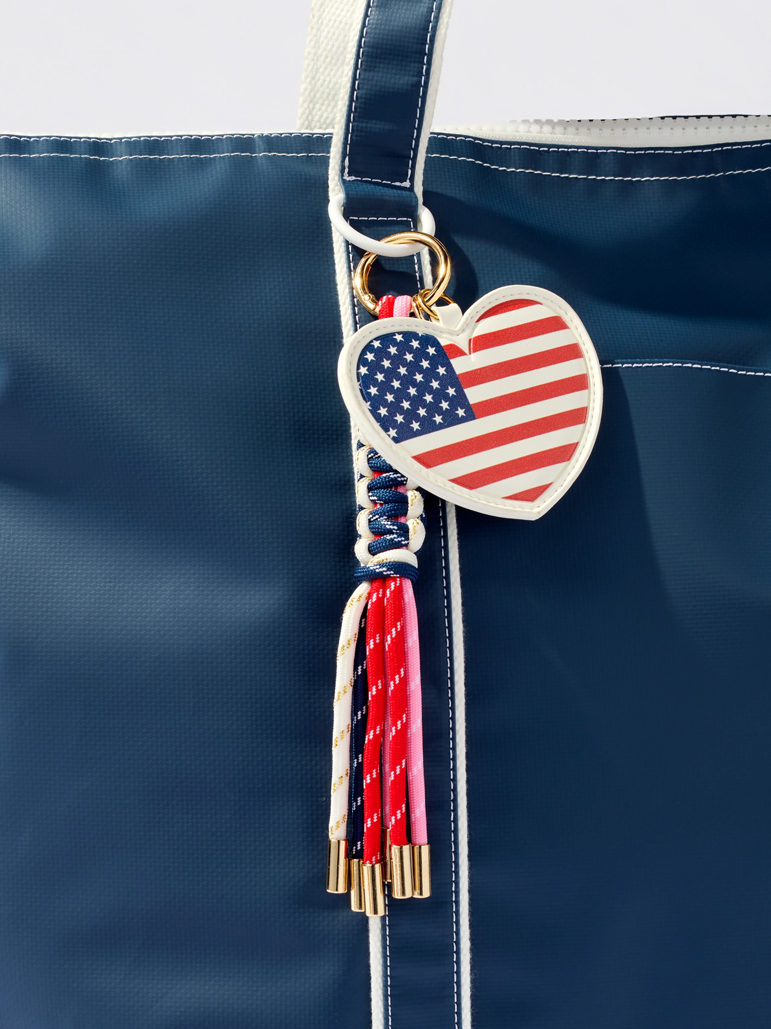 Shiraleah Americana Bag Charm/Key Ring, Multi