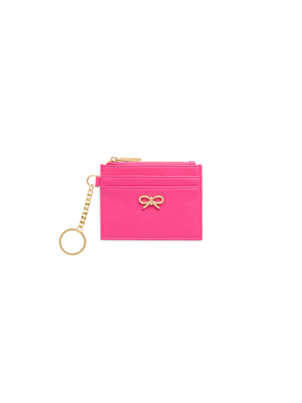 Shiraleah Bow Card Case/Key Ring PINK / OS