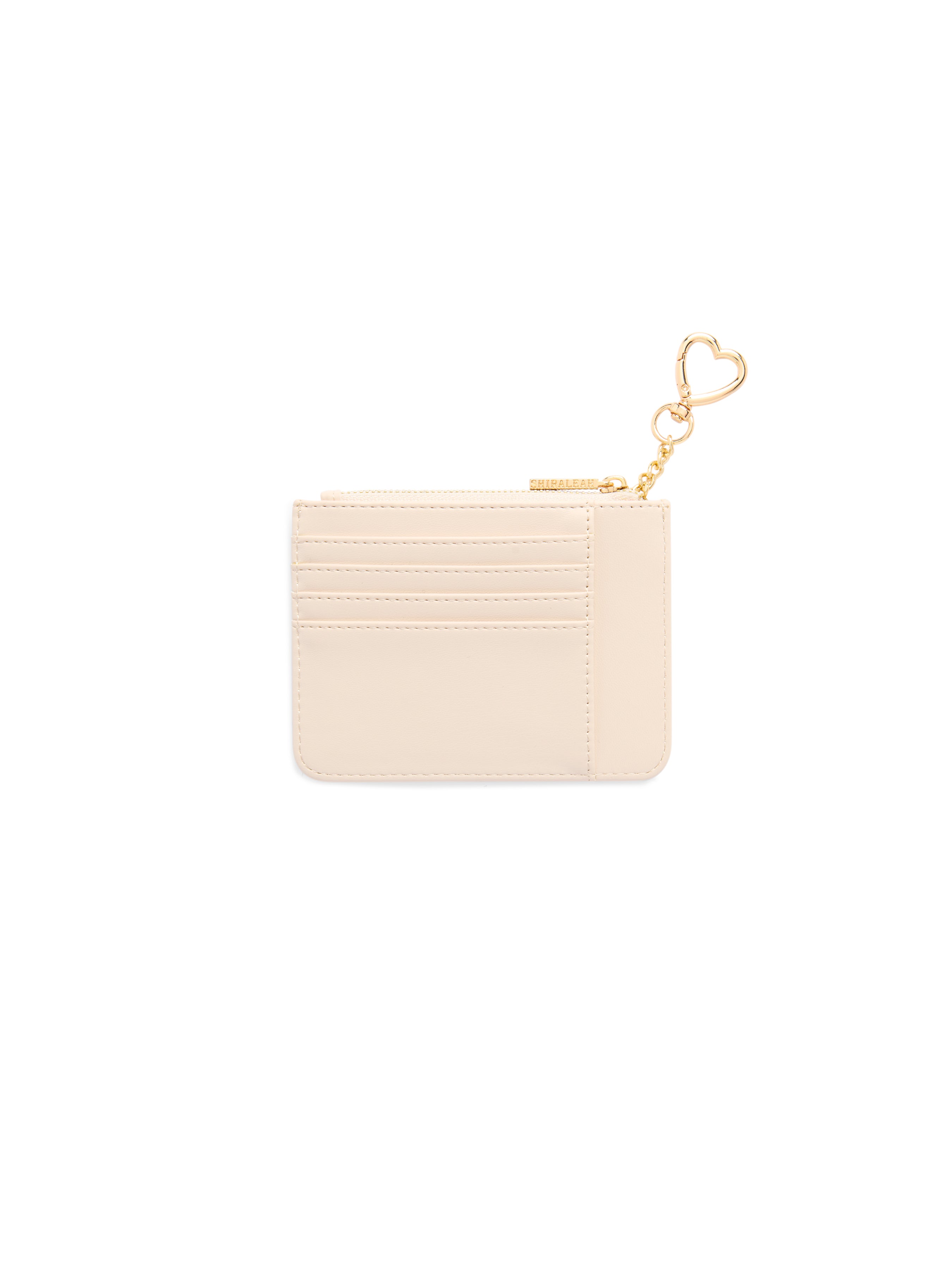 Shiraleah Hearts Card Case IVORY / OS