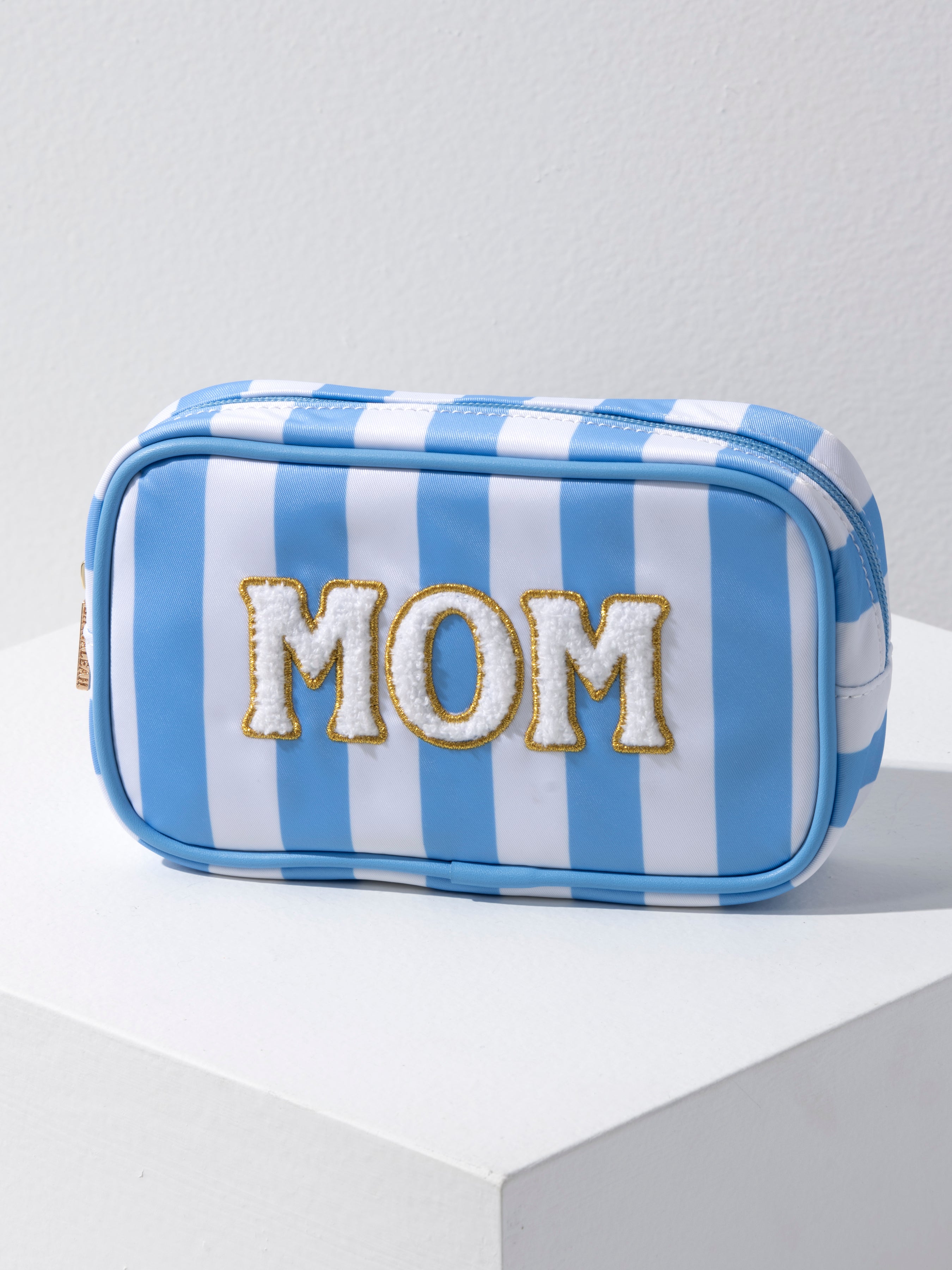 Shiraleah "Mom" Zip Pouch BLUE