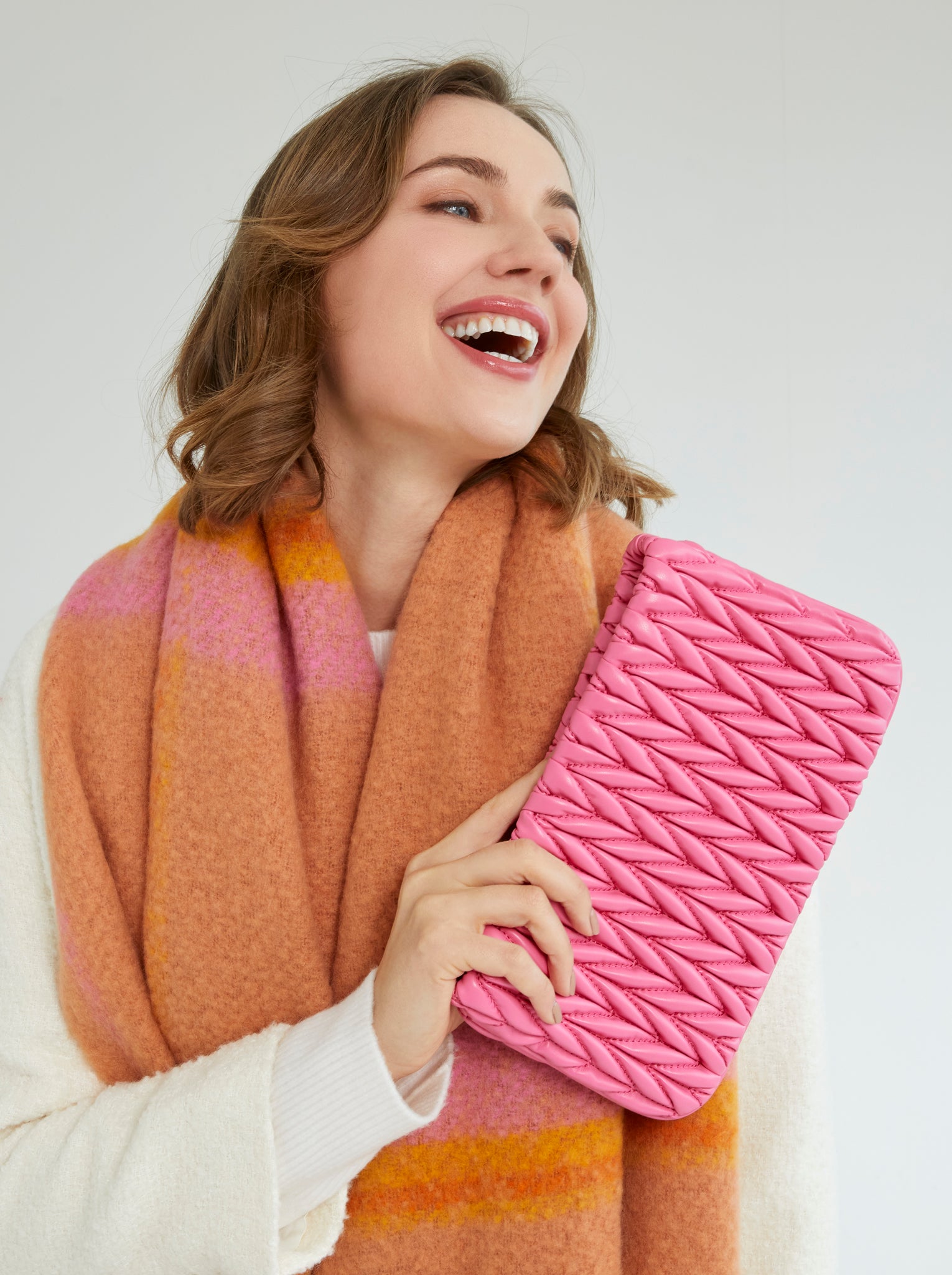 Shiraleah Jody Zip Pouch, Pink - FINAL SALE ONLY