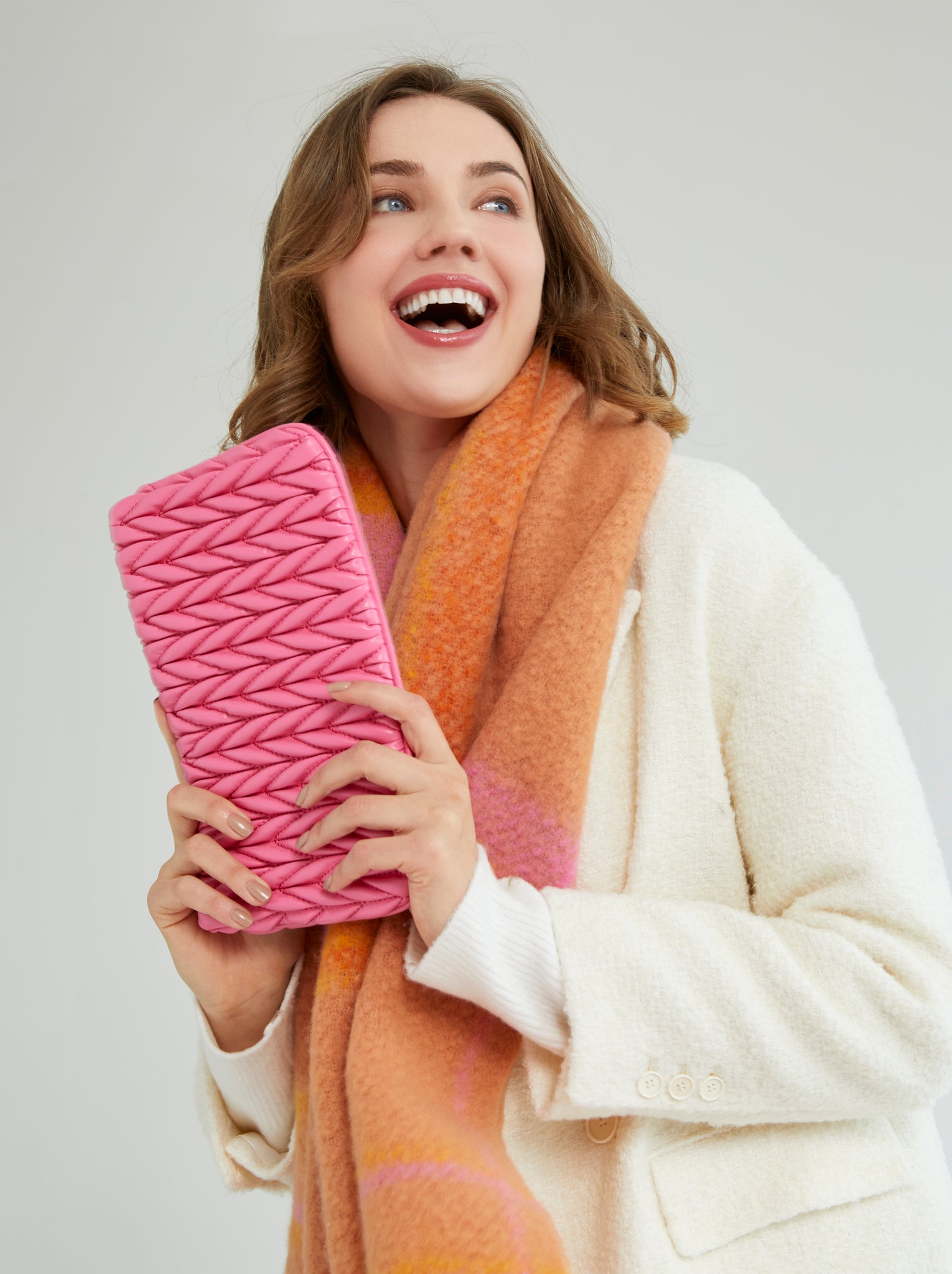 Shiraleah Jody Zip Pouch, Pink - FINAL SALE ONLY