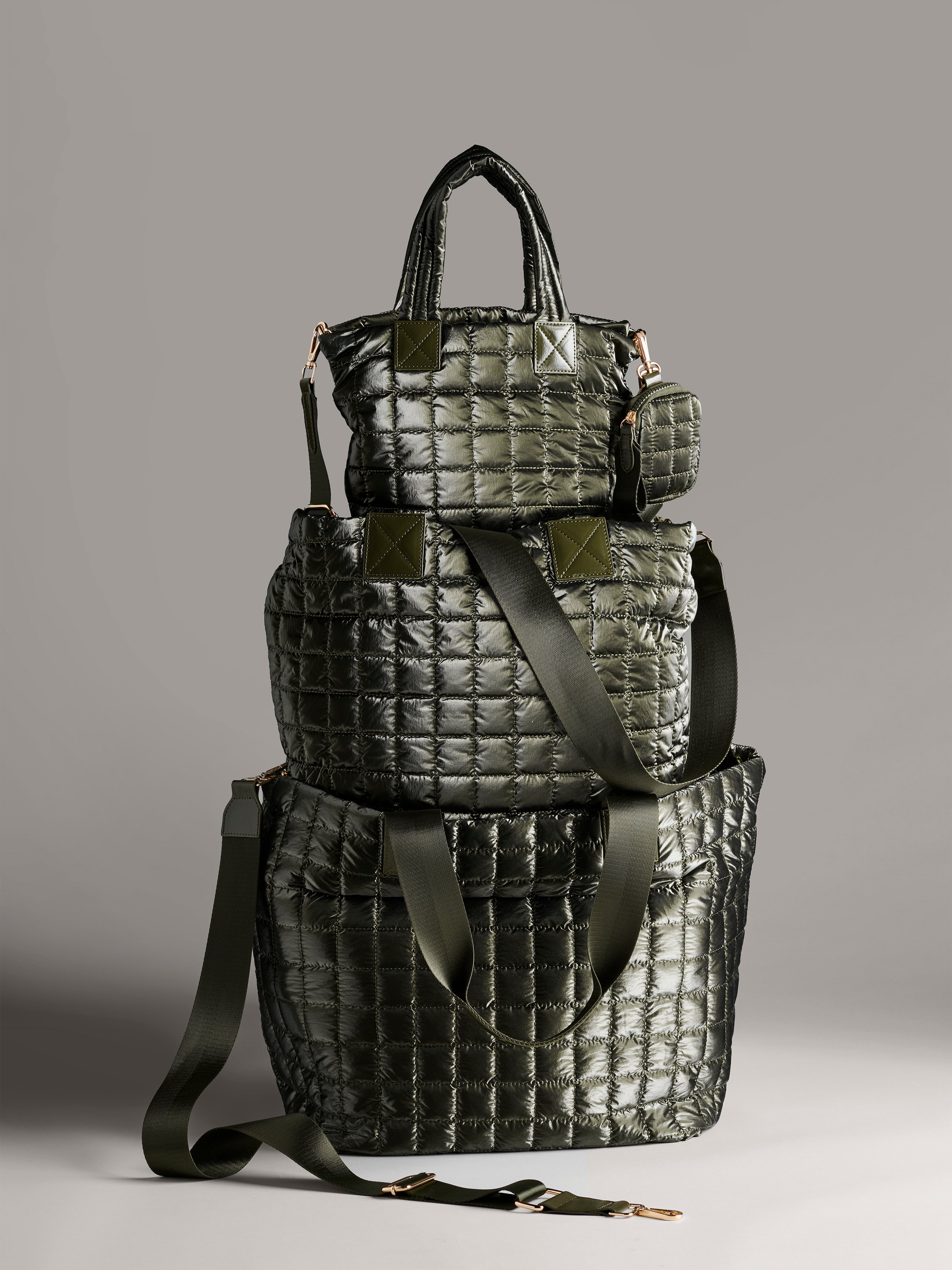 Shiraleah Logan Clip-On Pouch OLIVE