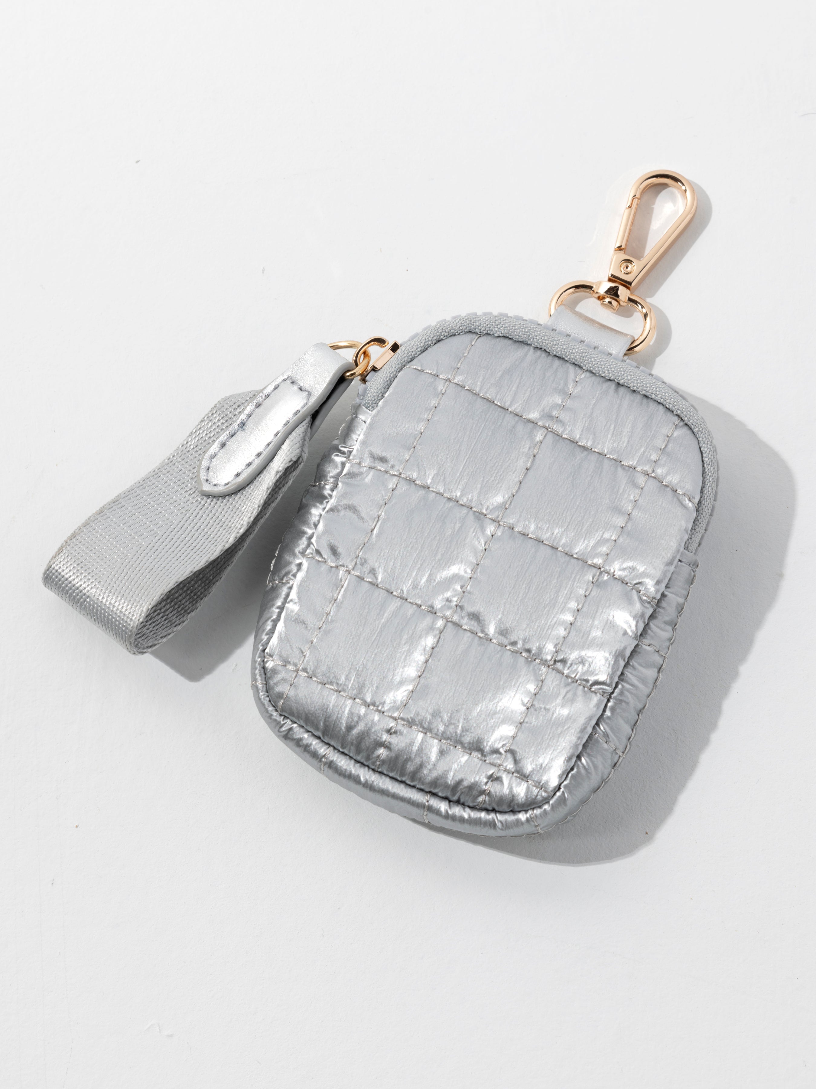 Shiraleah Logan Clip-On Pouch SILVER