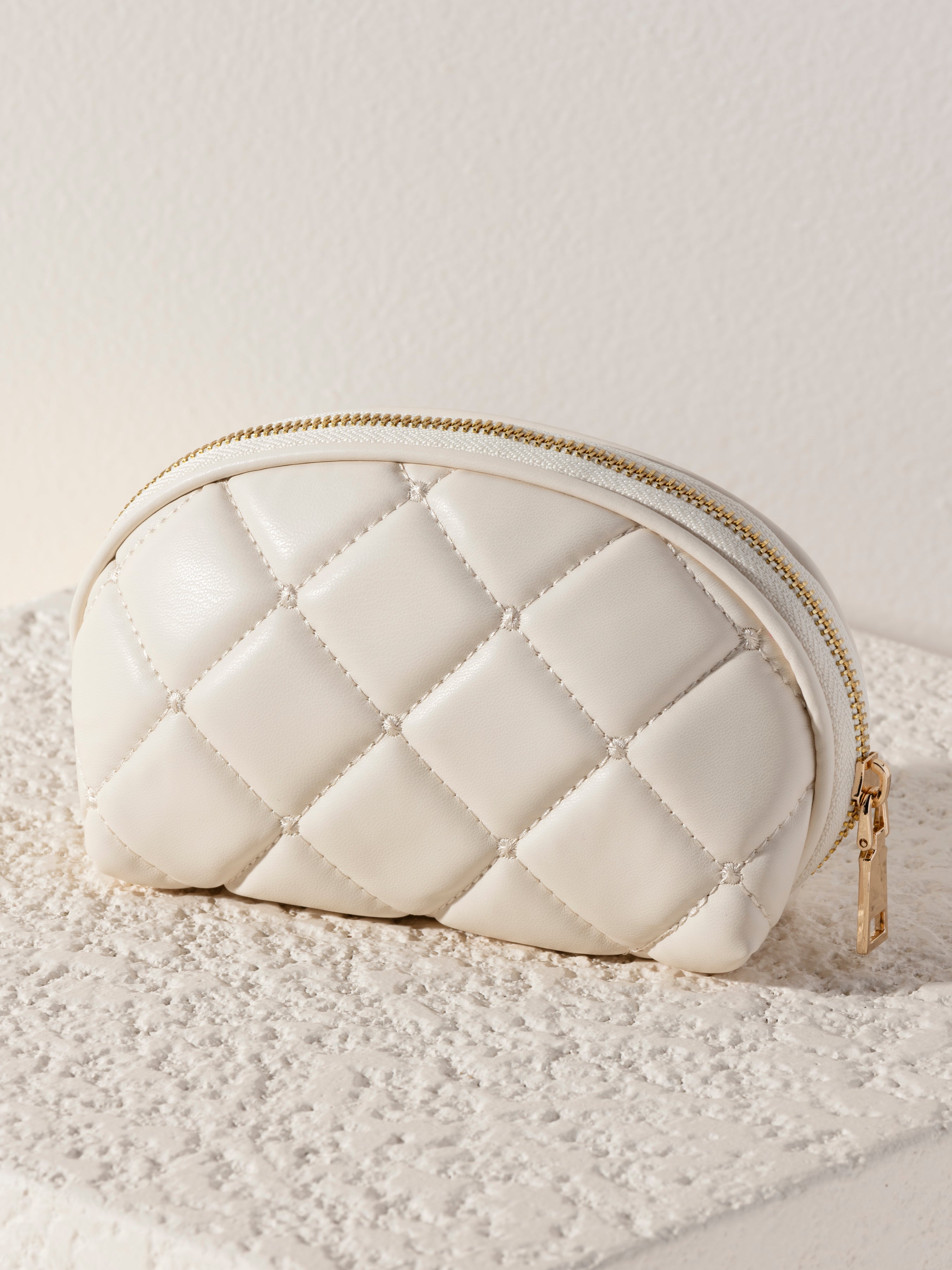 Shiraleah Mademoiselle Zip Pouch IVORY