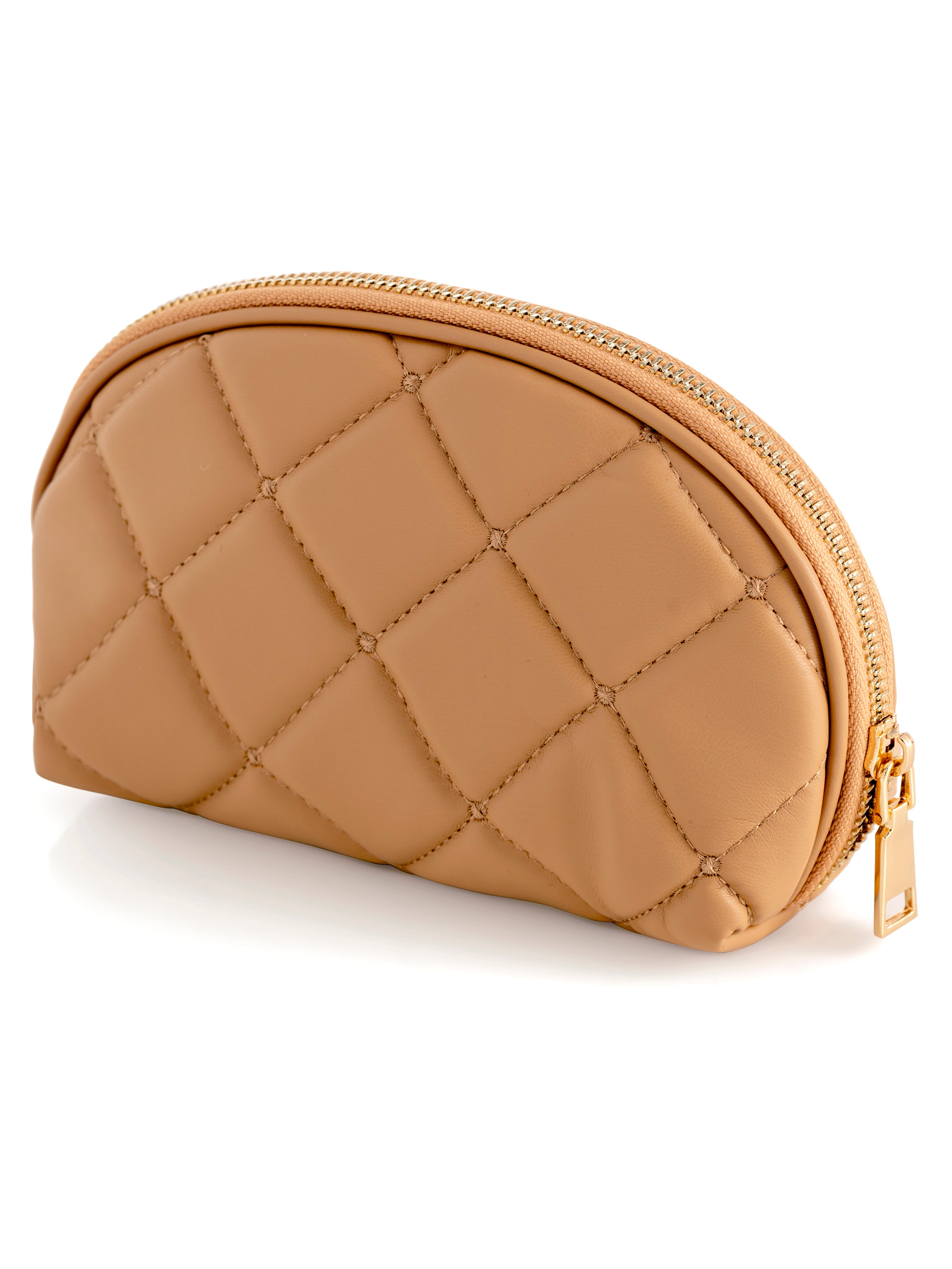 Shiraleah Mademoiselle Zip Pouch TAN