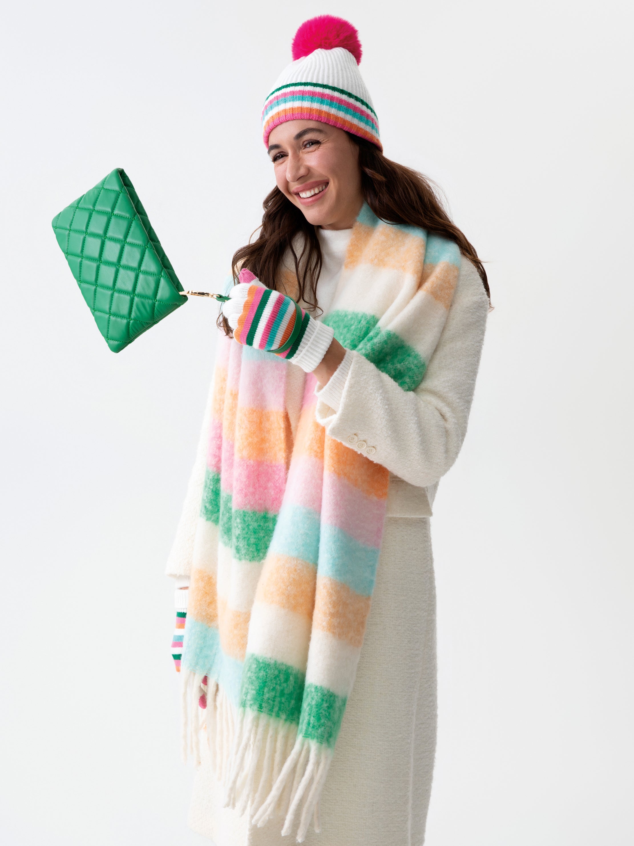 Shiraleah Mademoiselle Wristlet GREEN