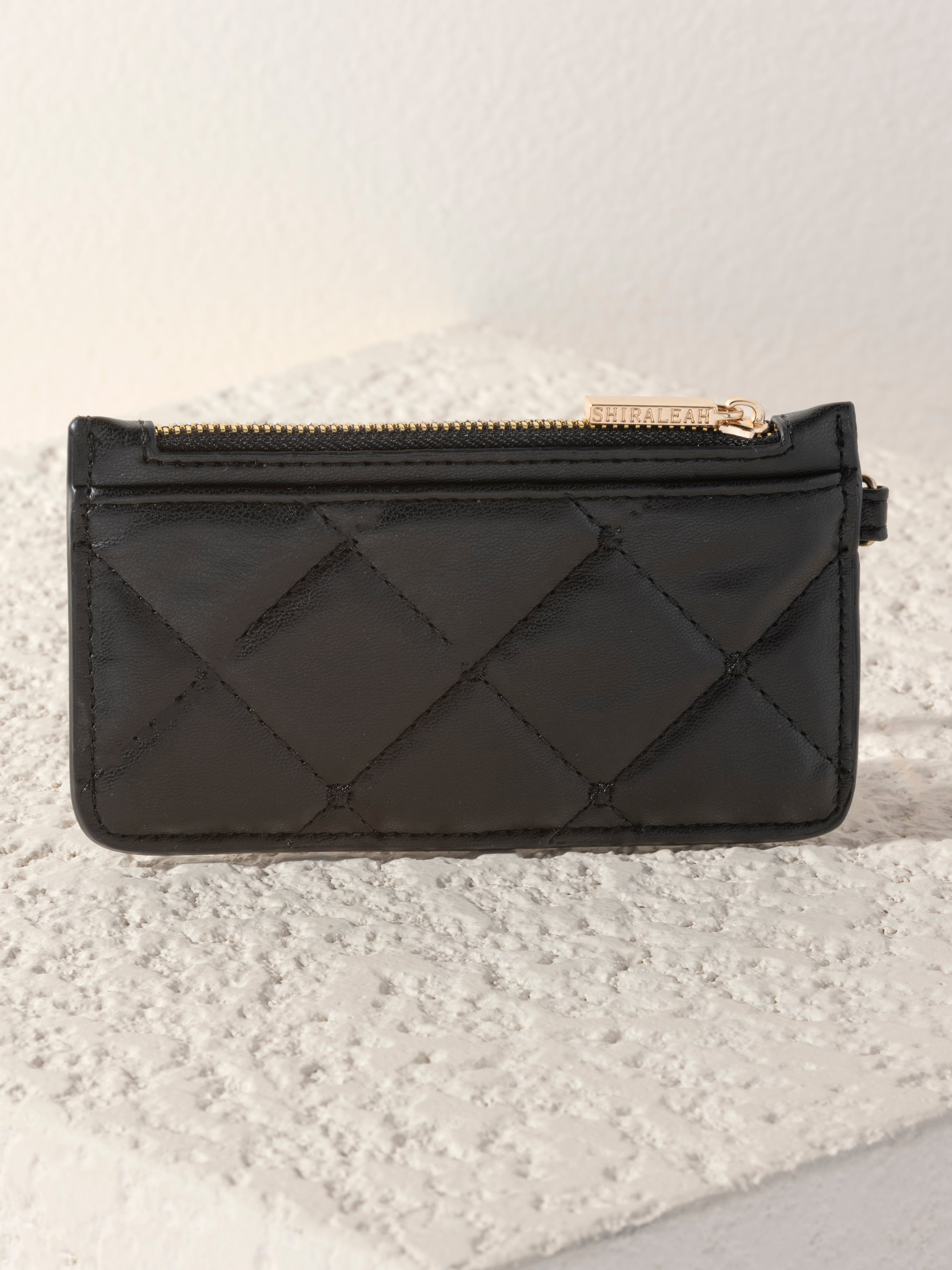 Shiraleah Mademoiselle Card Case BLACK