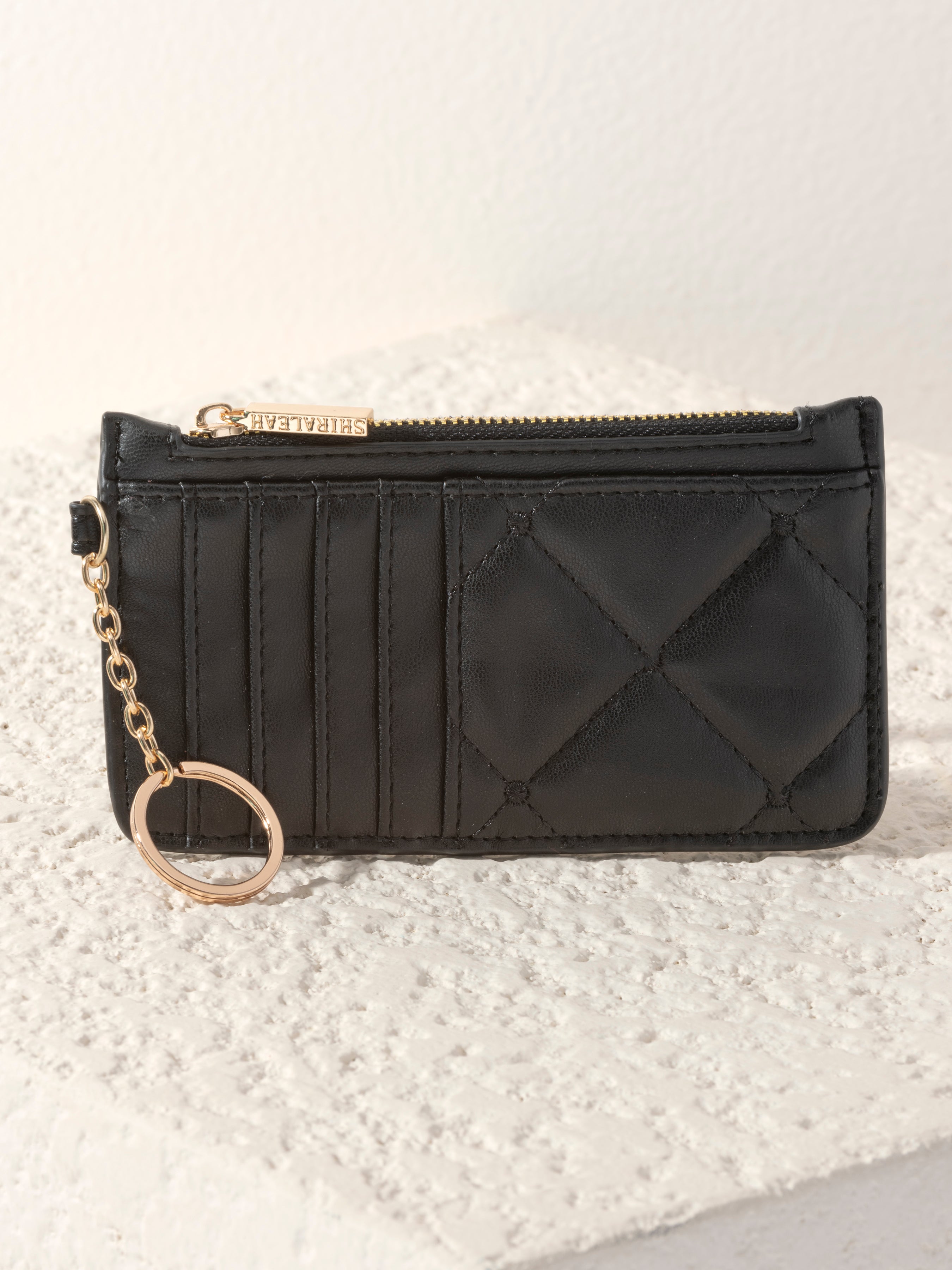 Shiraleah Mademoiselle Card Case BLACK
