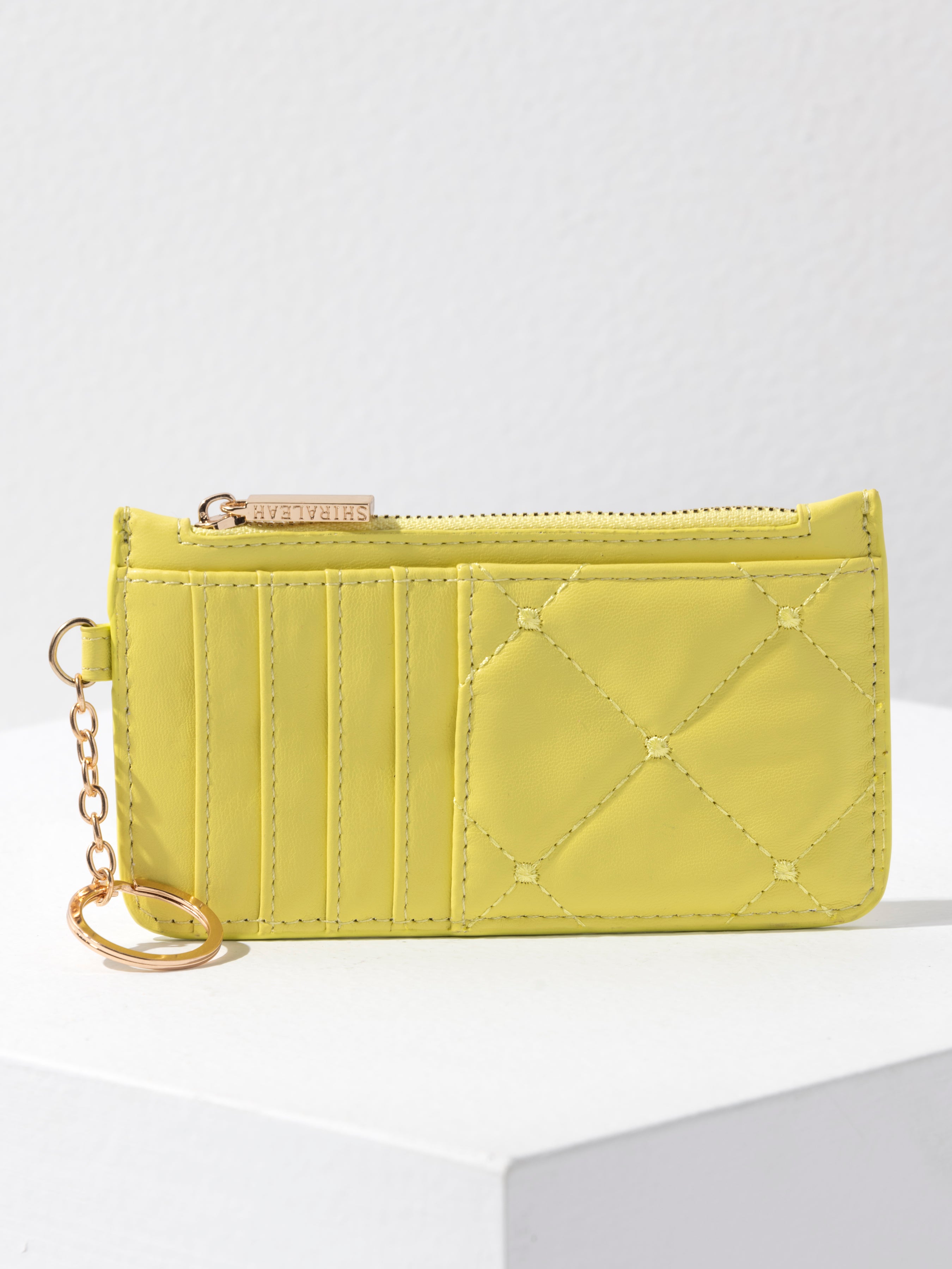 Shiraleah Mademoiselle Card Case CITRON