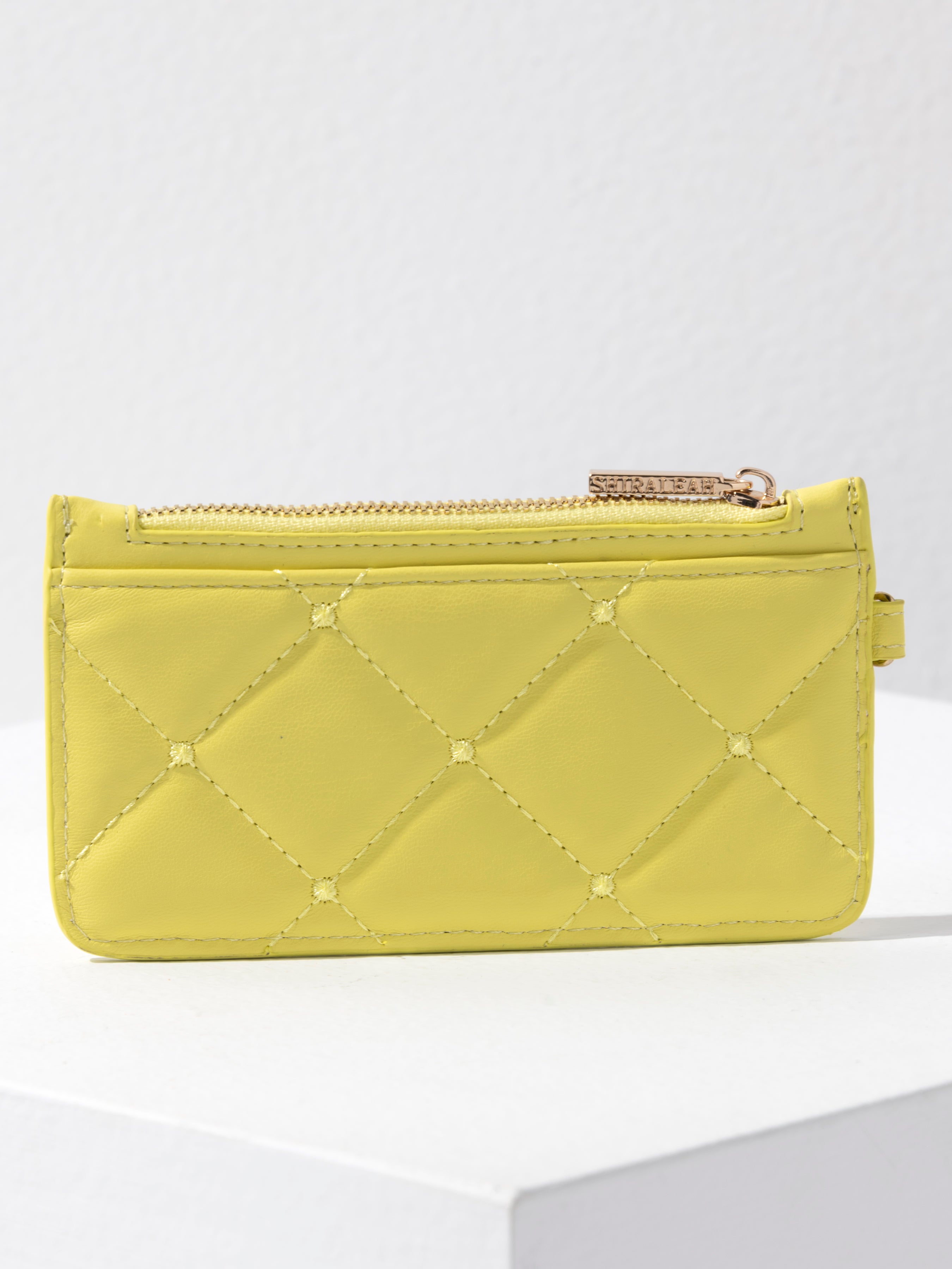 Shiraleah Mademoiselle Card Case CITRON