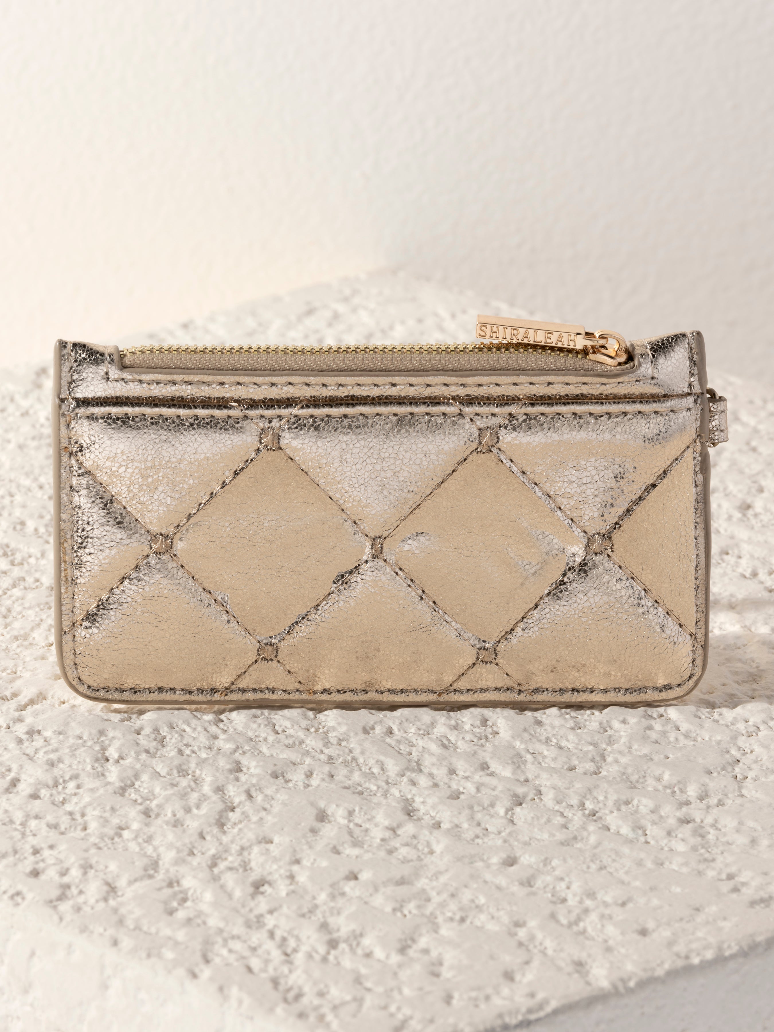 Shiraleah Mademoiselle Card Case GOLD