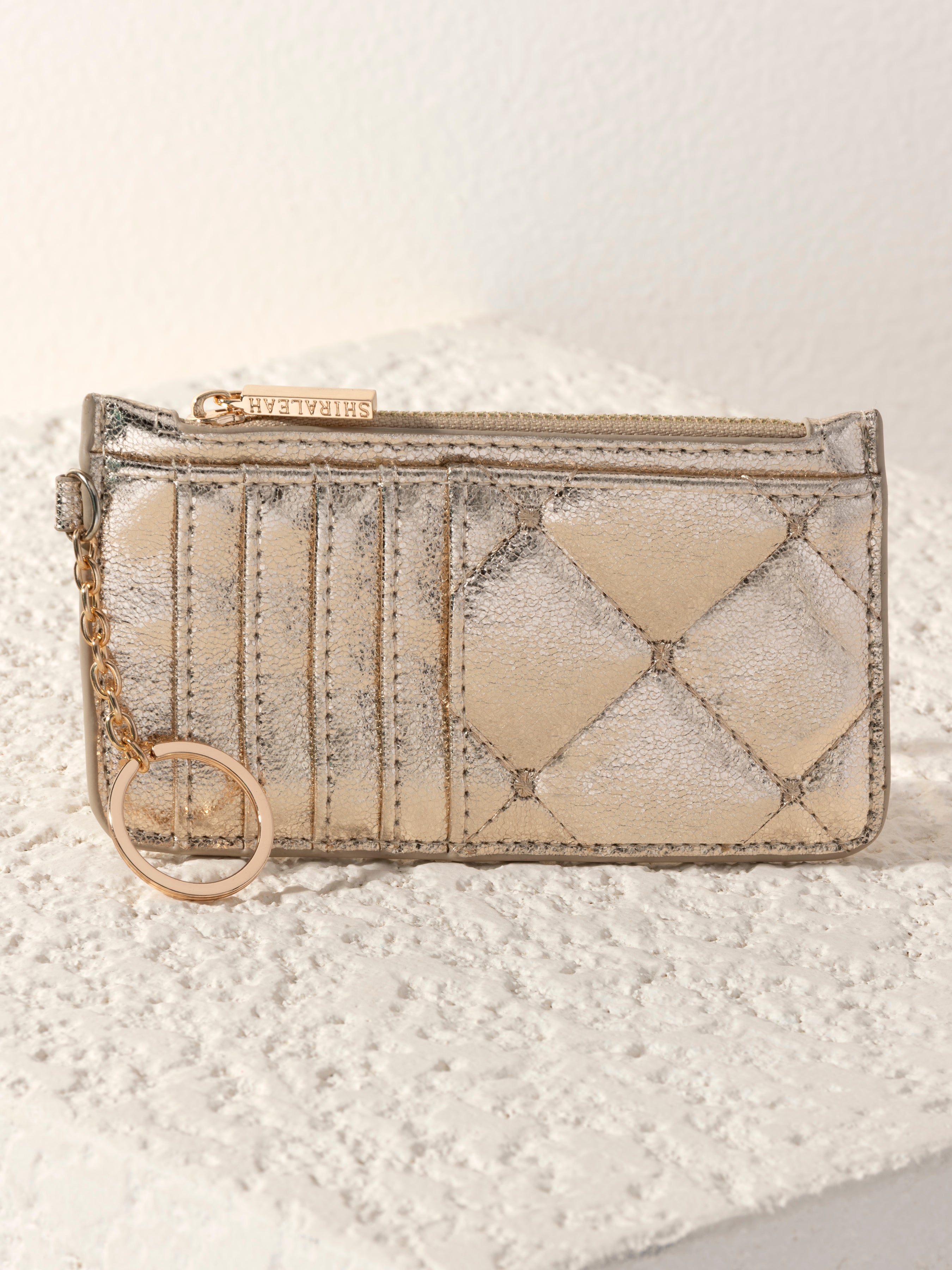 Shiraleah Mademoiselle Card Case GOLD