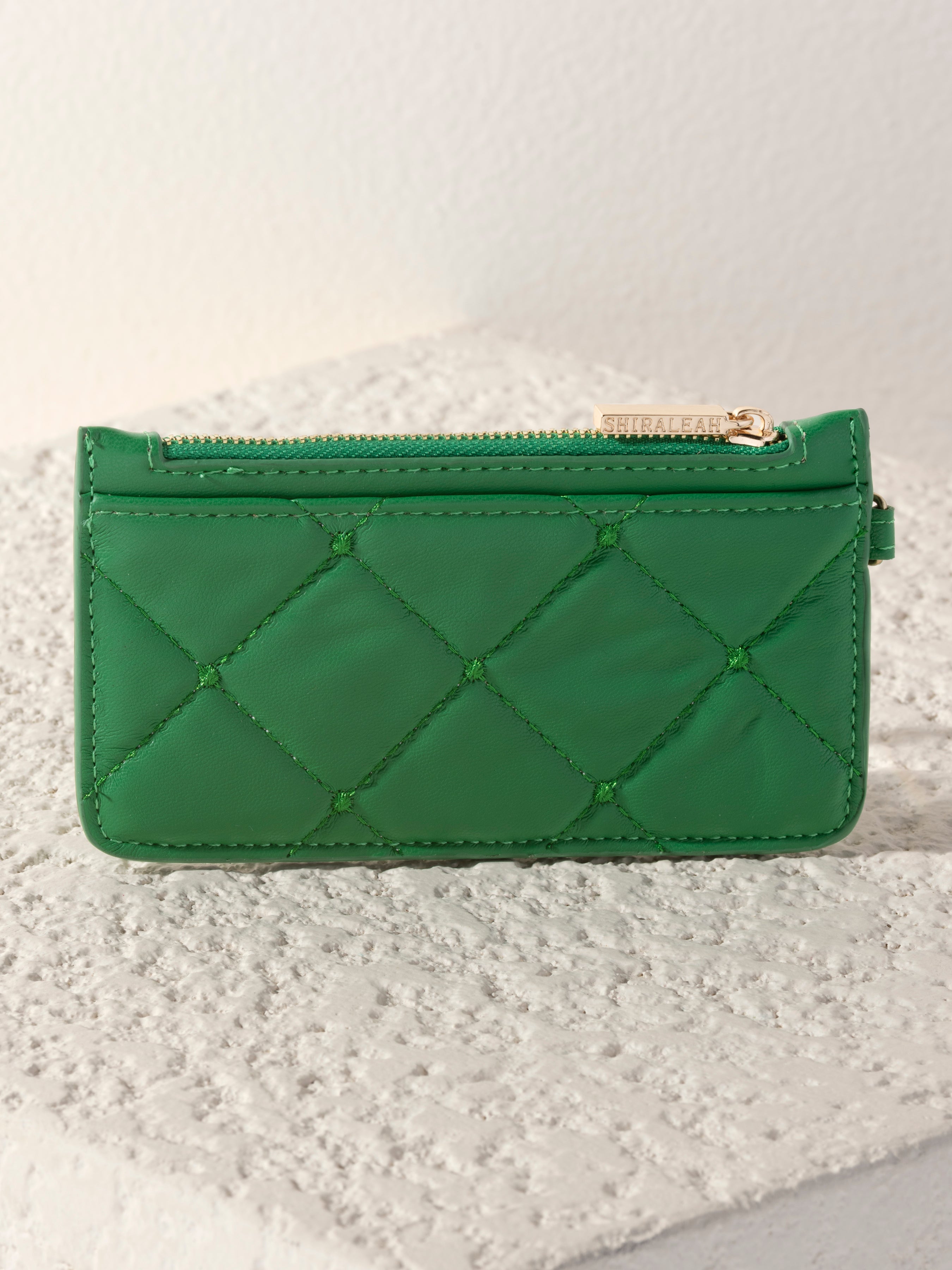 Shiraleah Mademoiselle Card Case GREEN