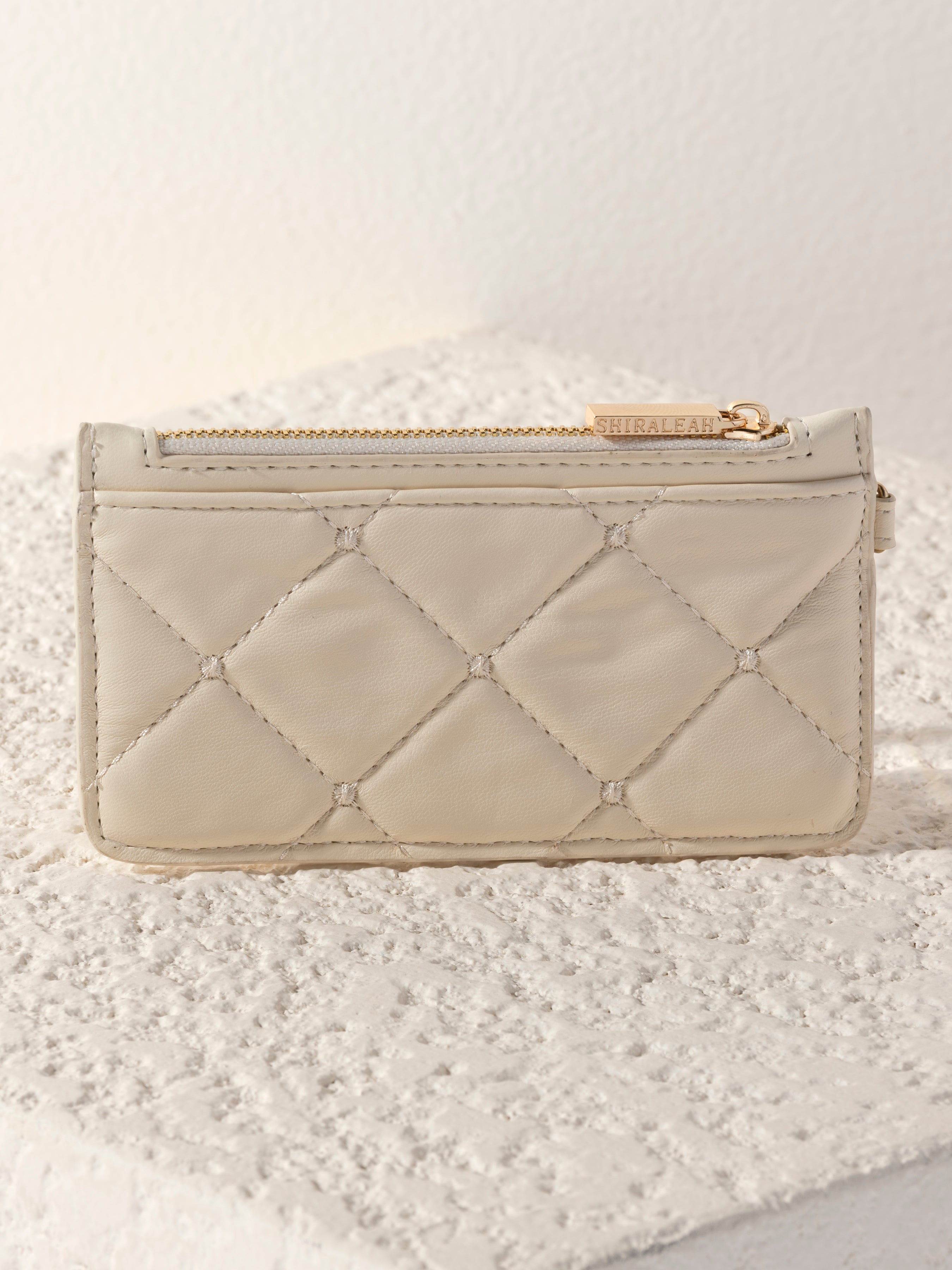 Shiraleah Mademoiselle Card Case IVORY