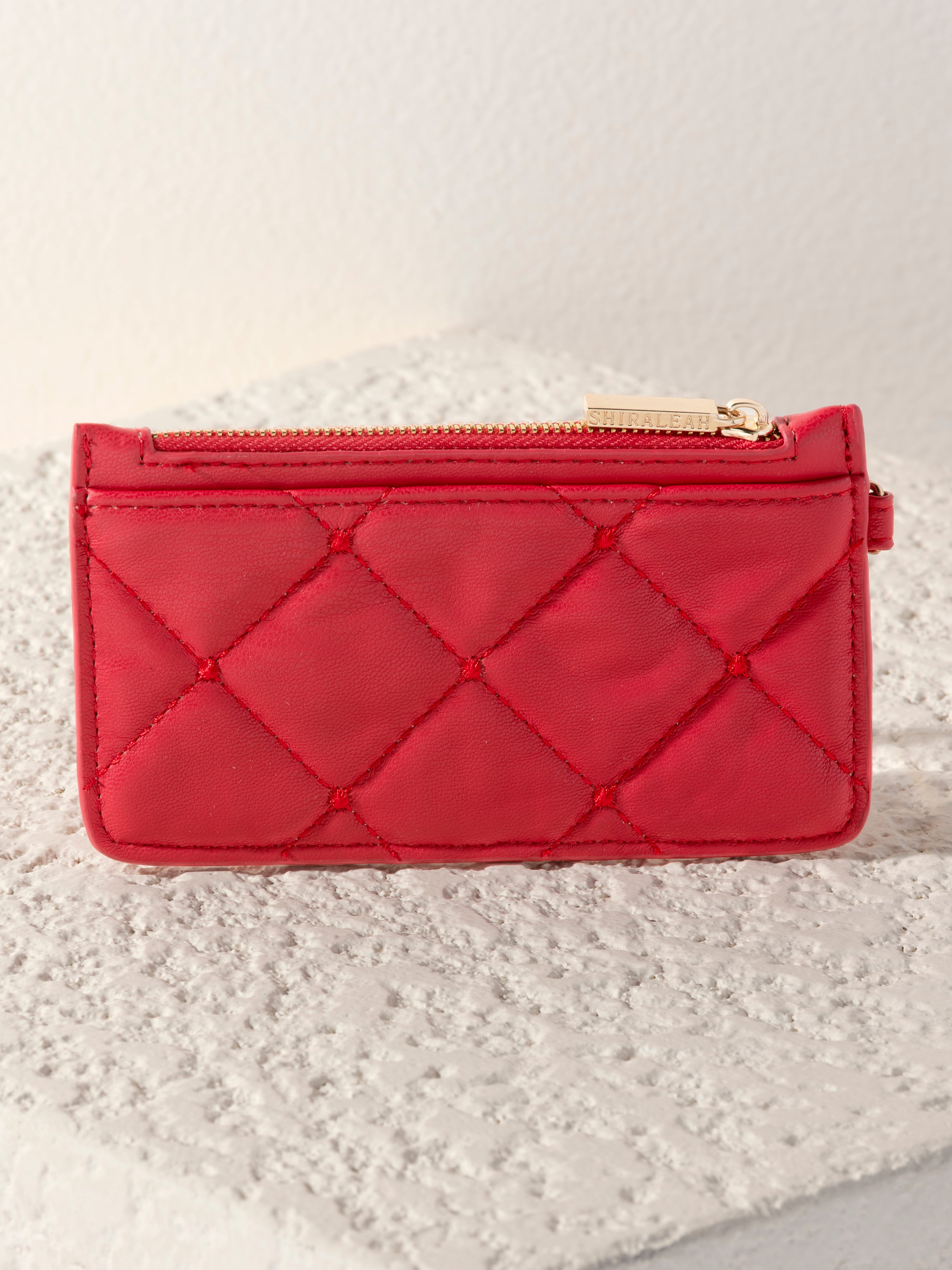 Shiraleah Mademoiselle Card Case RED