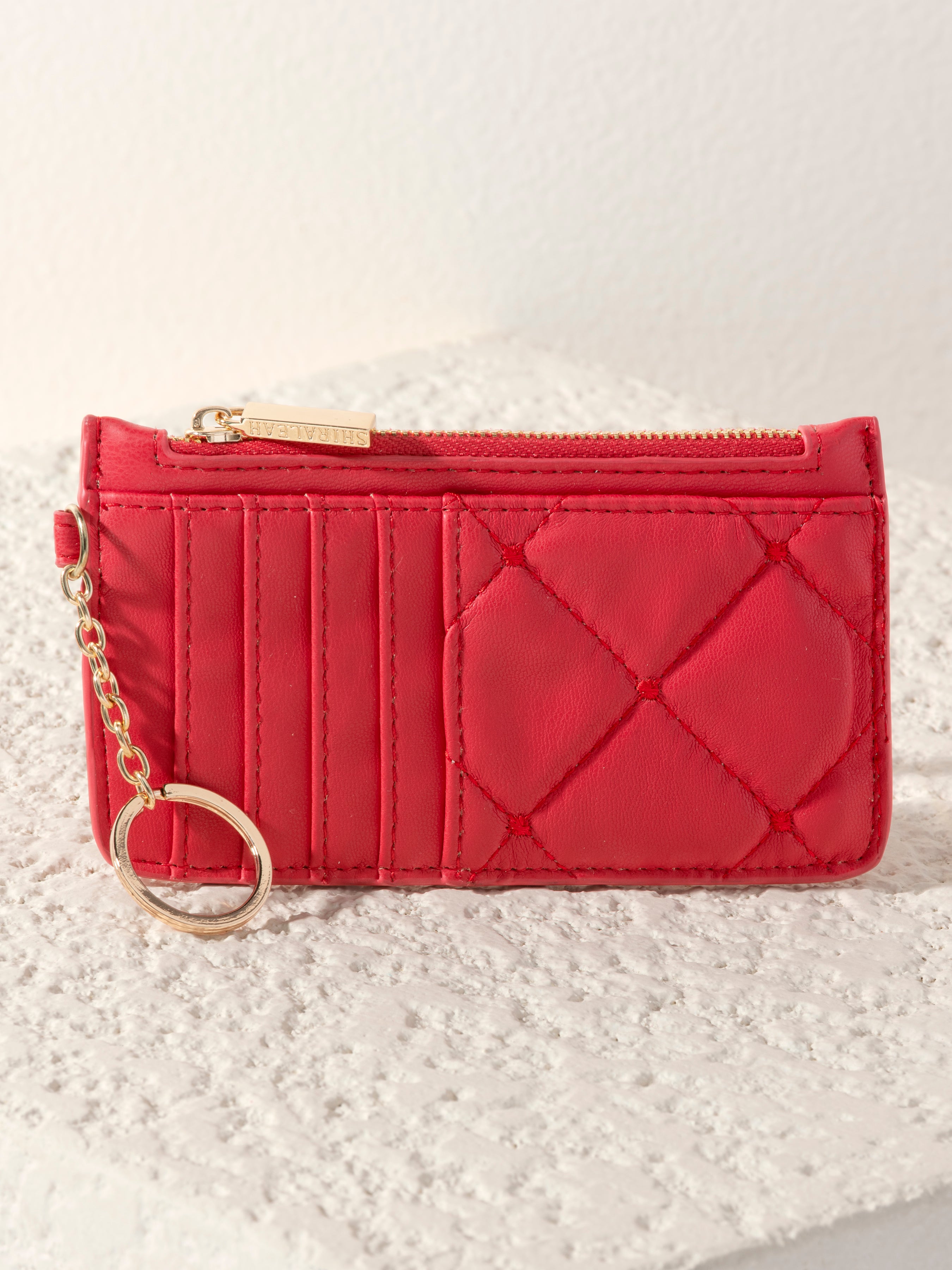 Shiraleah Mademoiselle Card Case RED