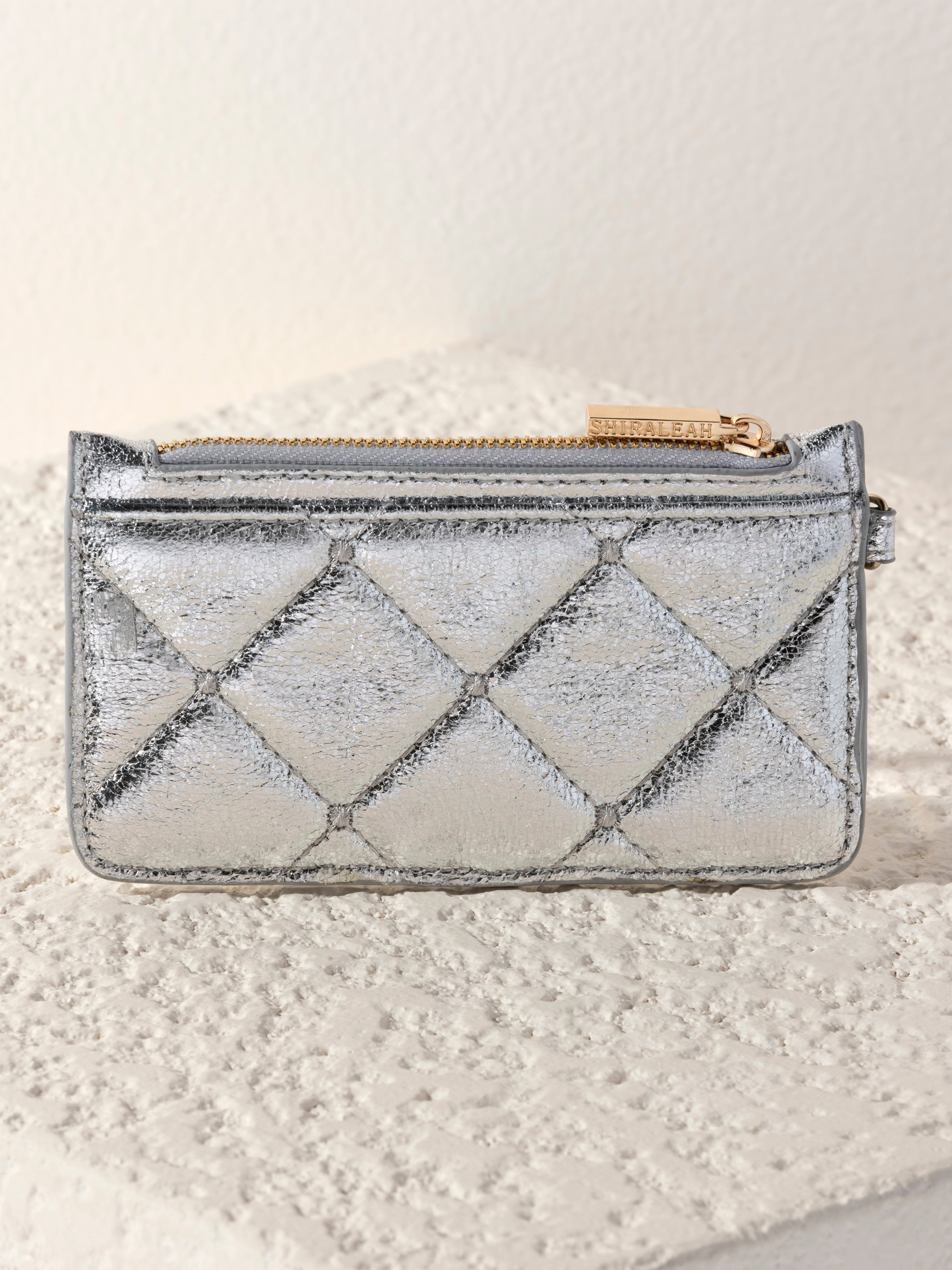 Shiraleah Mademoiselle Card Case SILVER