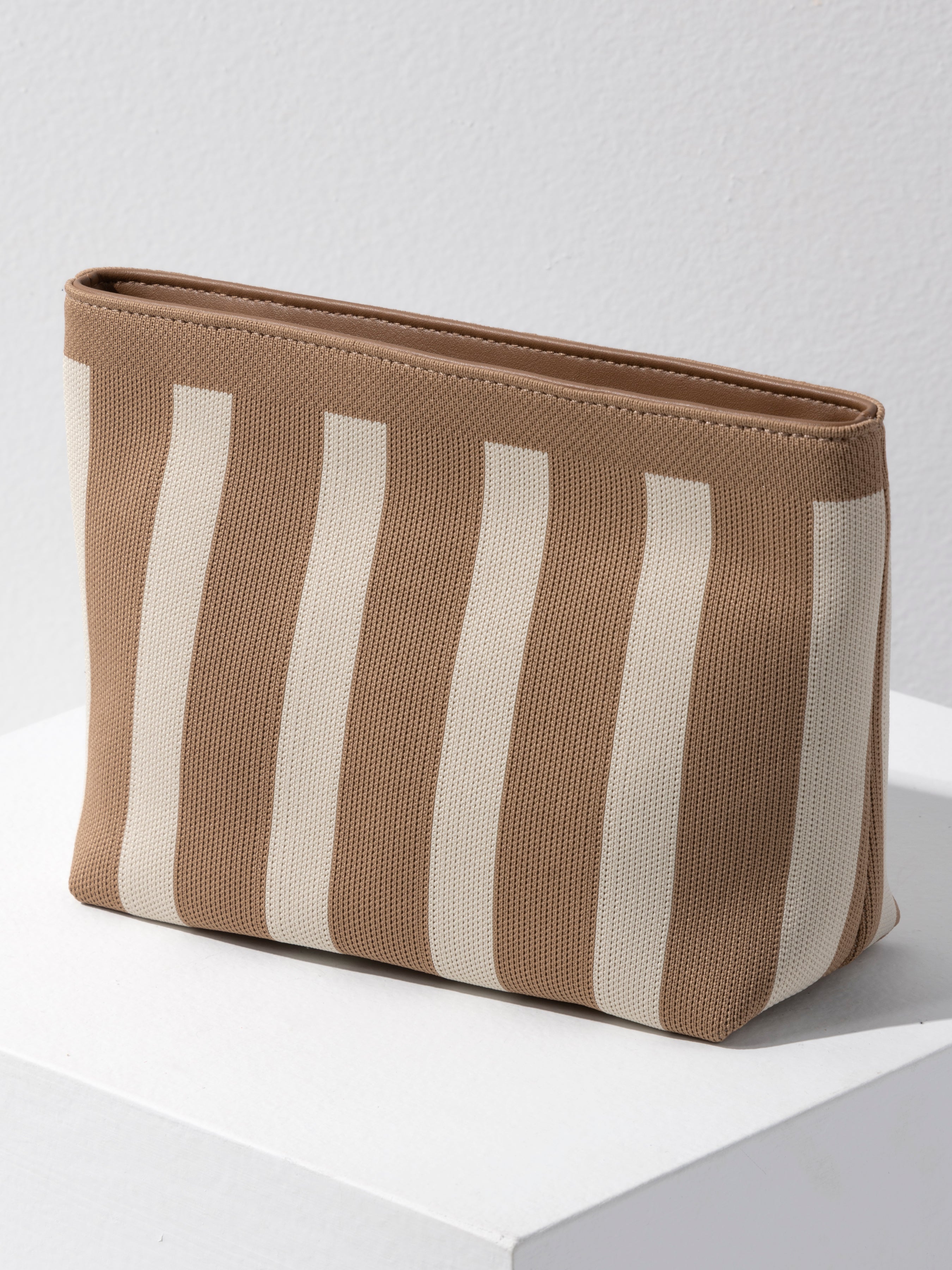 Shiraleah Isla Zip Pouch TAN