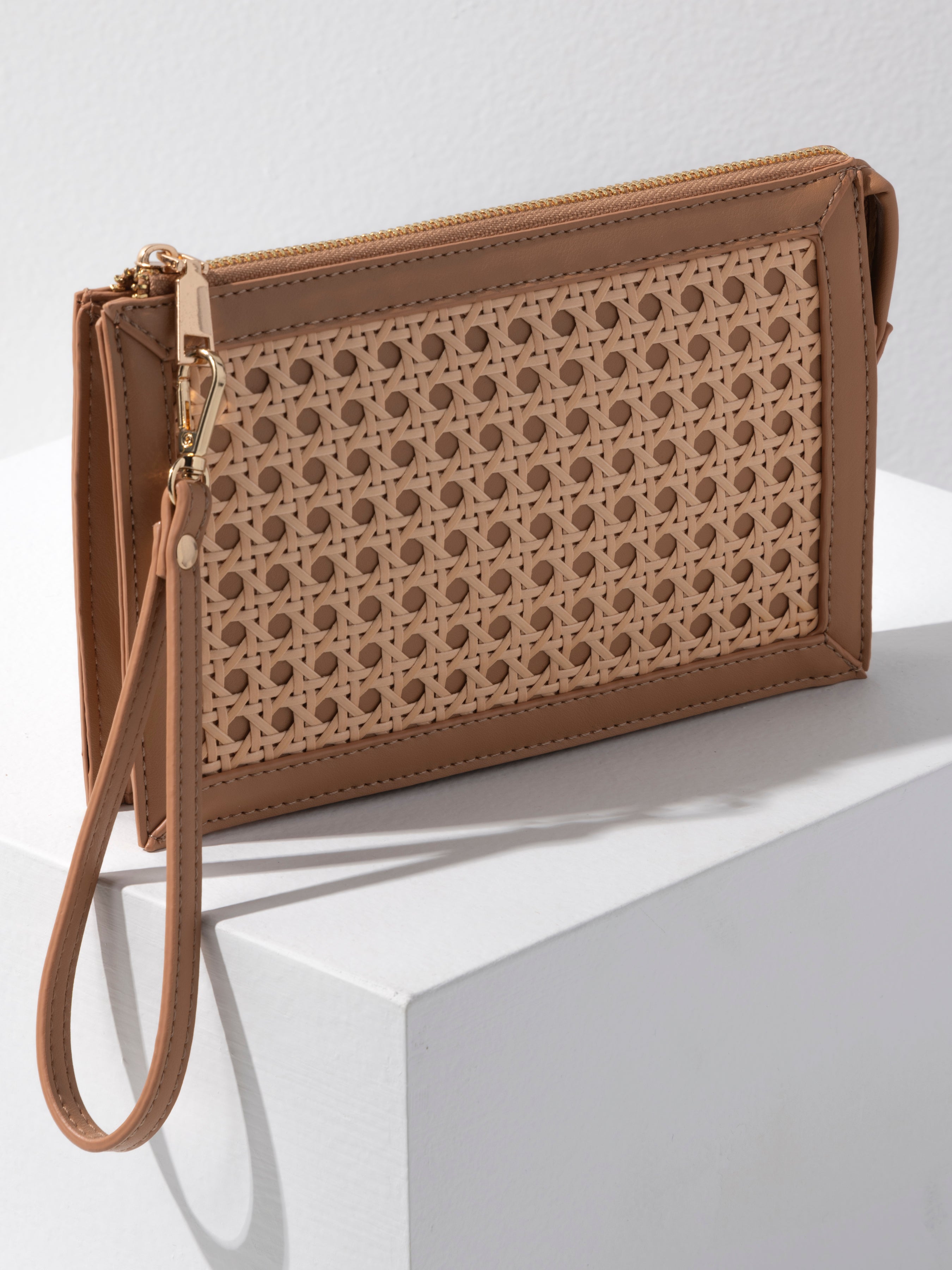 Shiraleah Soleil Wristlet TAN