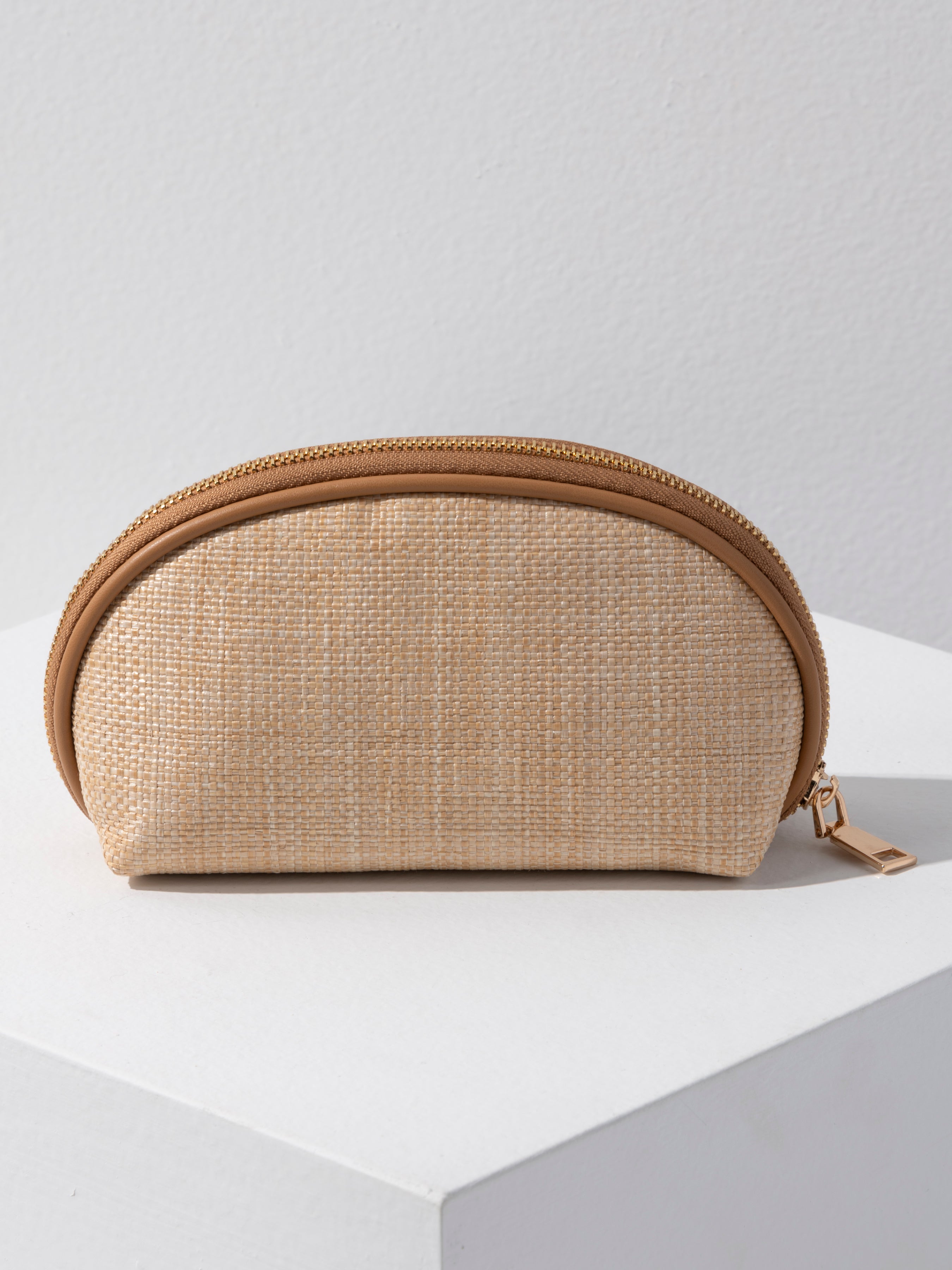Shiraleah Amelia Zip Pouch NATURAL