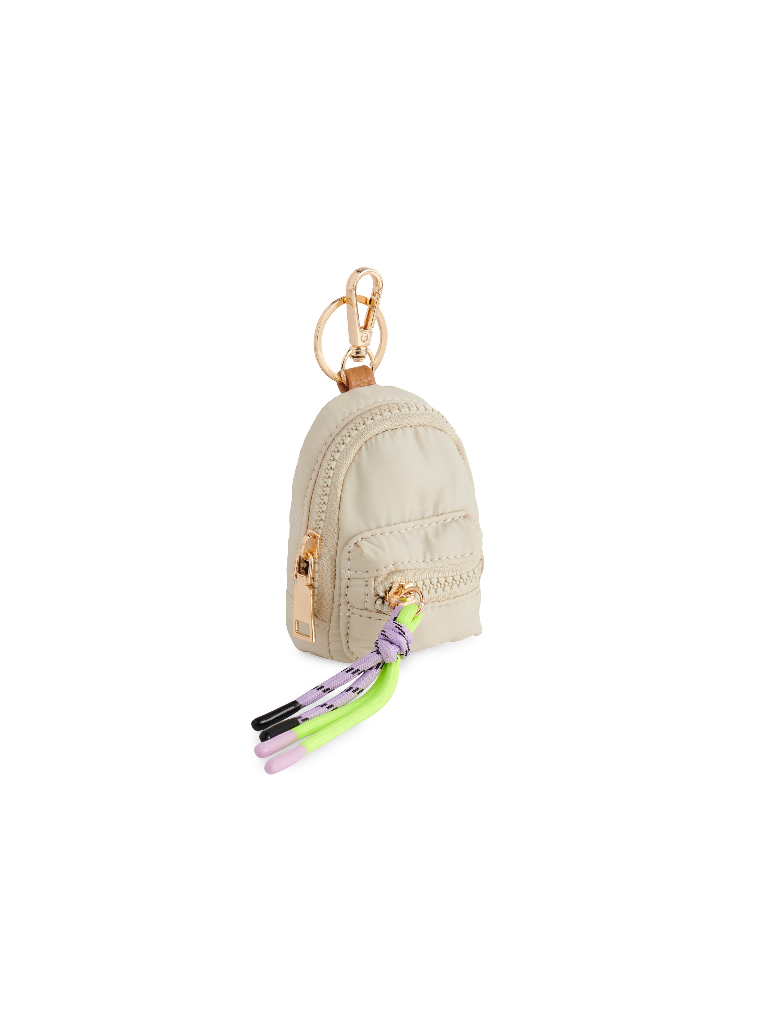 Shiraleah Ezra Mini Backpack Bag Charm IVORY