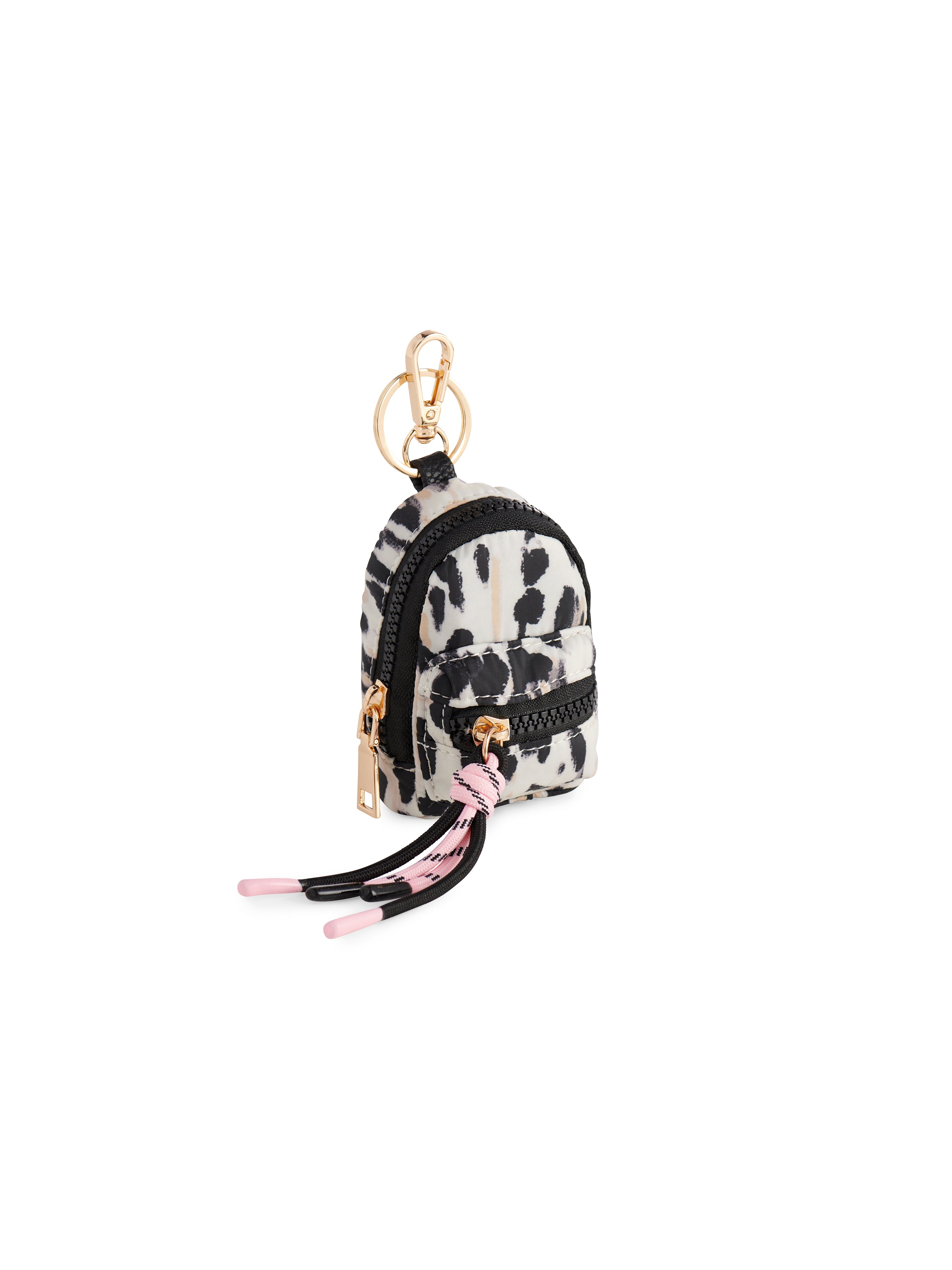 Shiraleah Ezra Mini Backpack Bag Charm LEOPARD