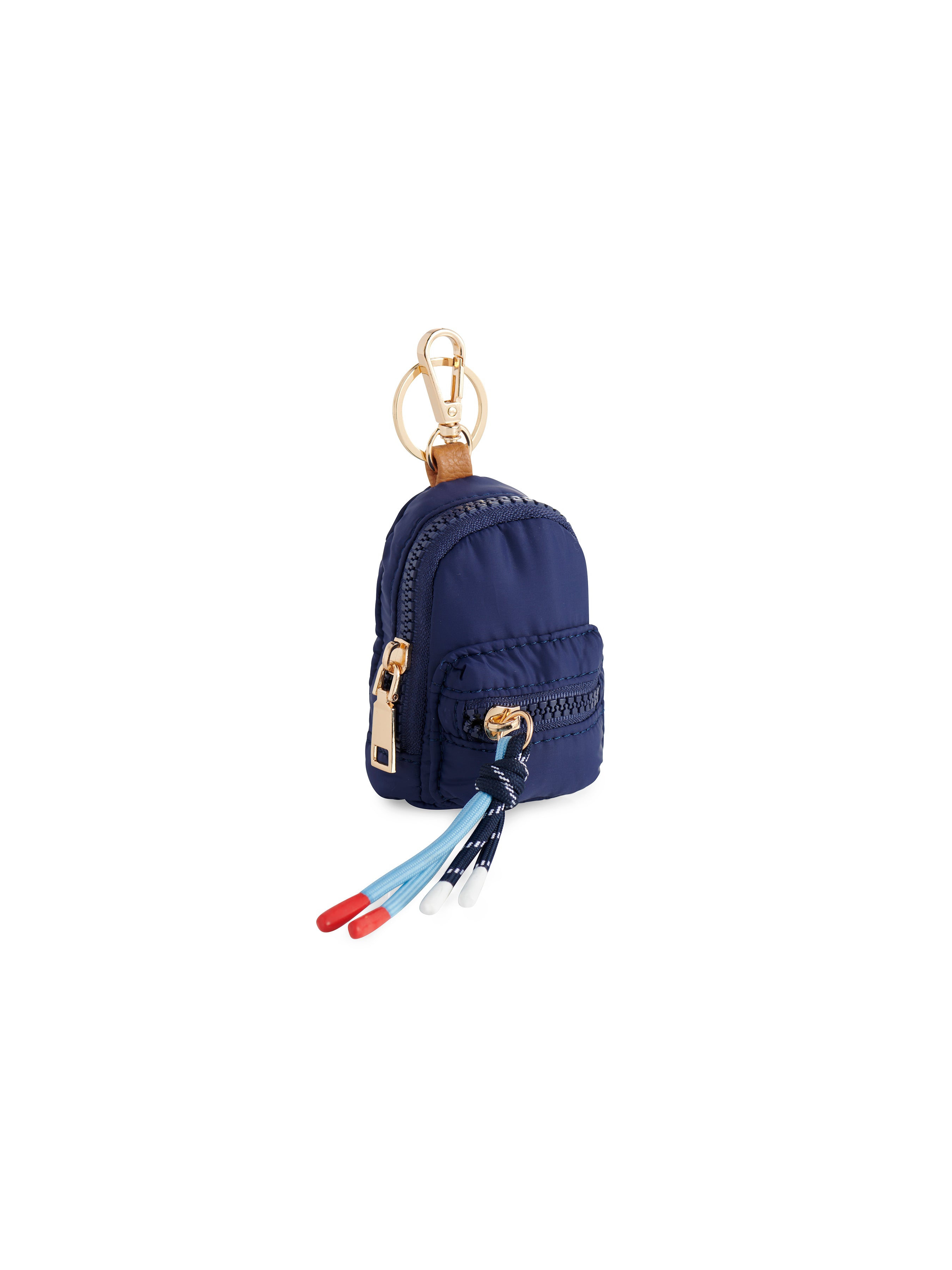 Shiraleah Ezra Mini Backpack Bag Charm NAVY