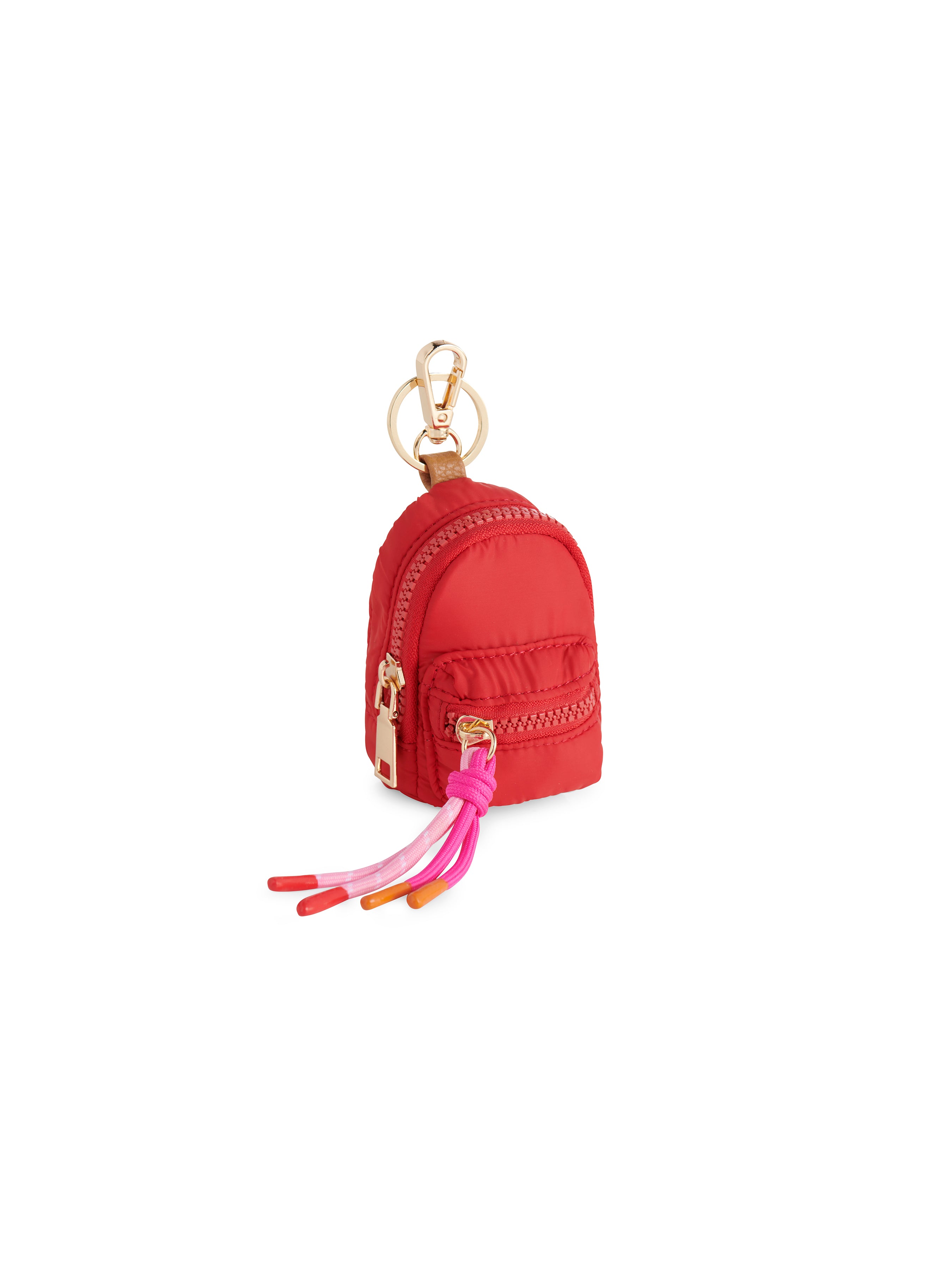 Shiraleah Ezra Mini Backpack Bag Charm RED