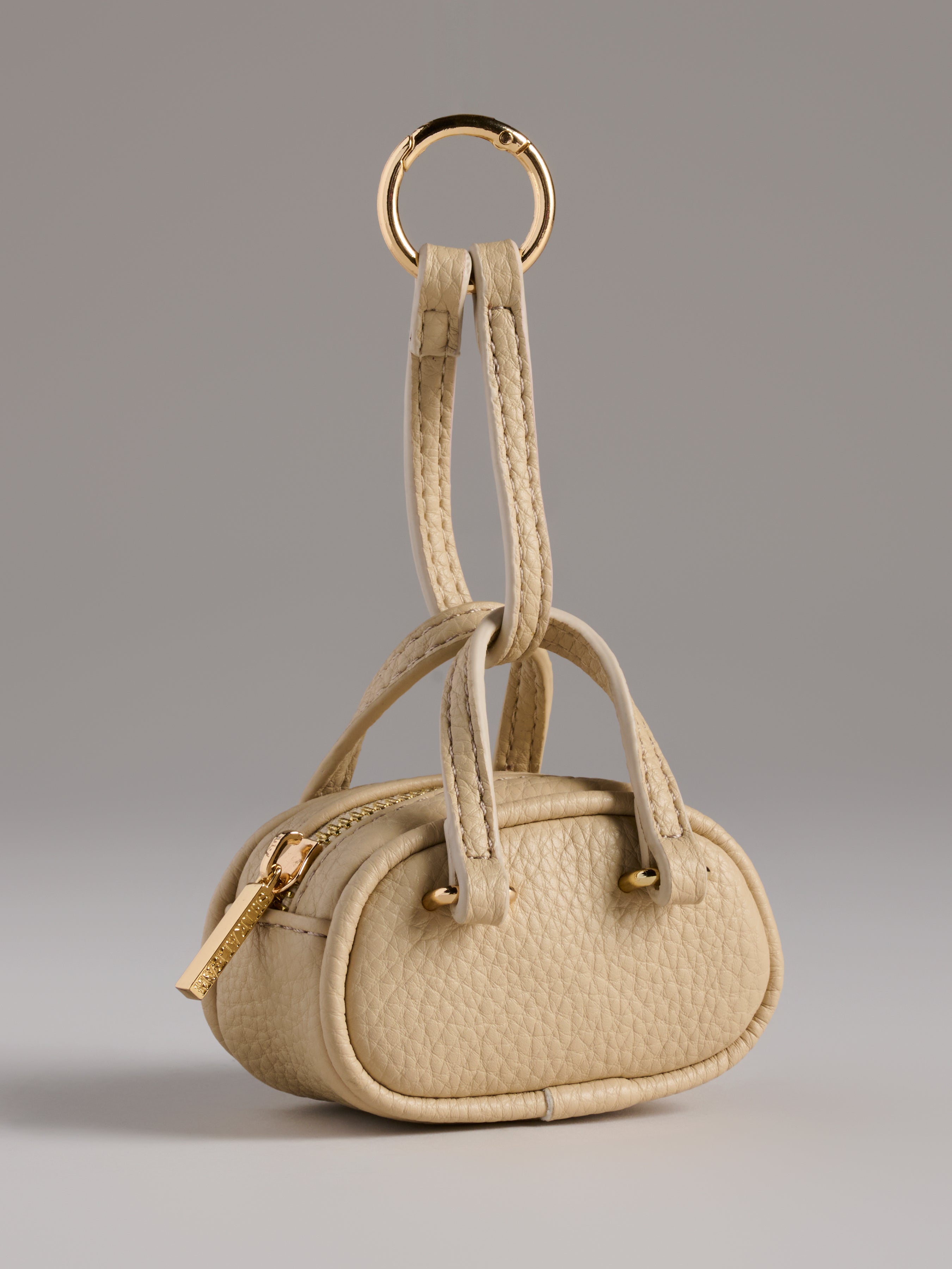 Shiraleah Vallerie Bag Charm/Key Ring PEBBLE