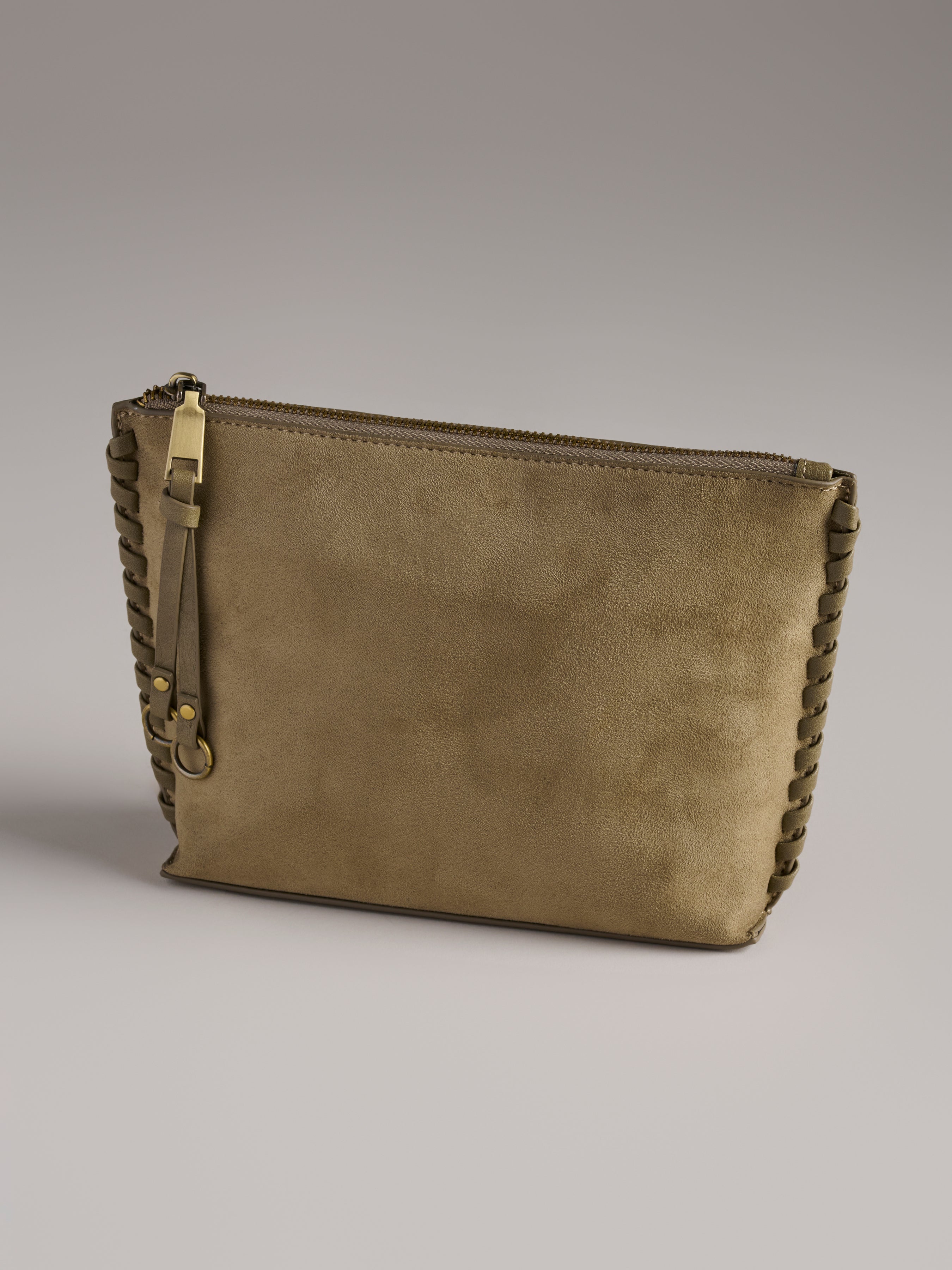 Shiraleah Piper Zip Pouch OLIVE