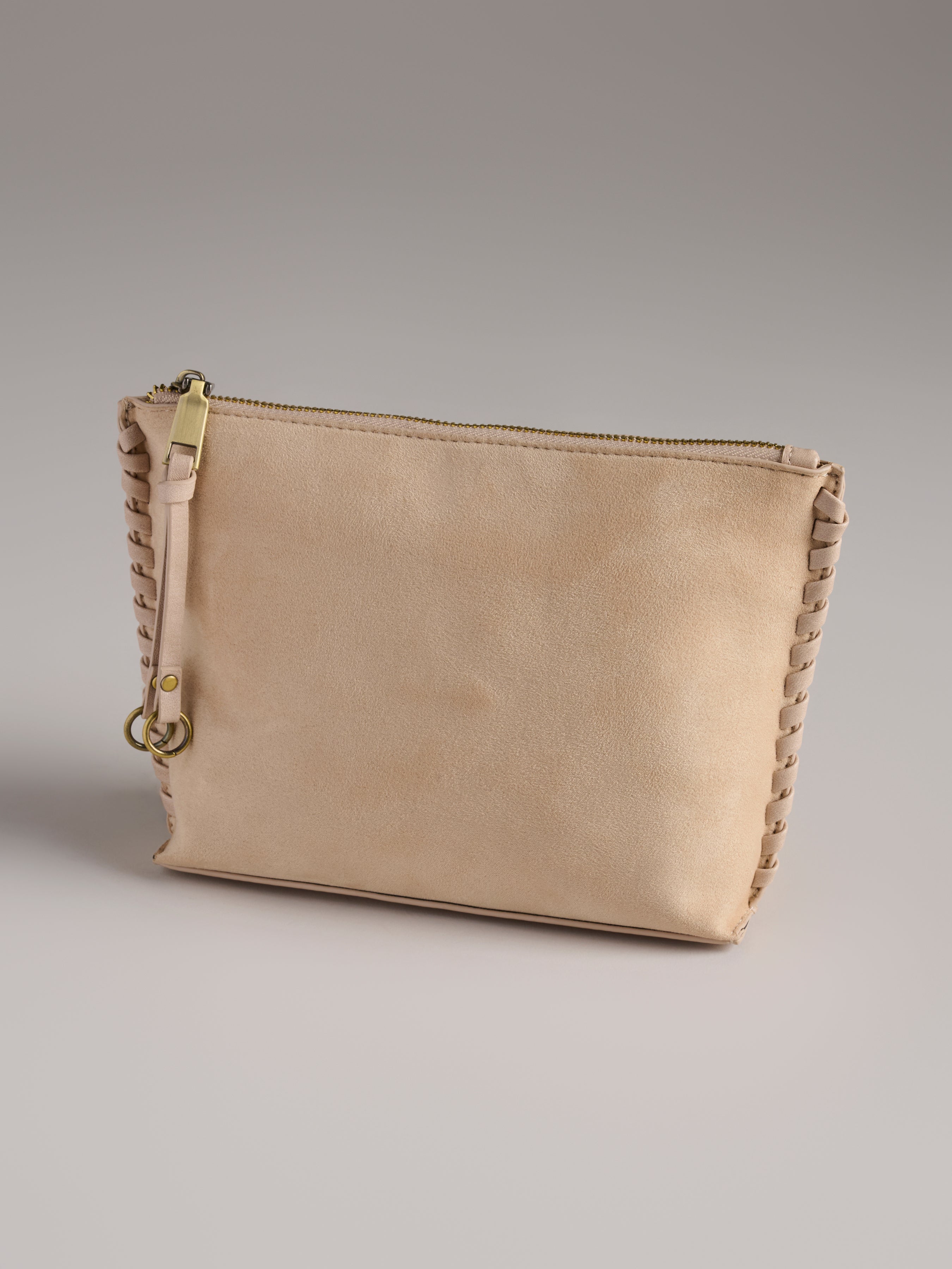 Shiraleah Piper Zip Pouch STONE