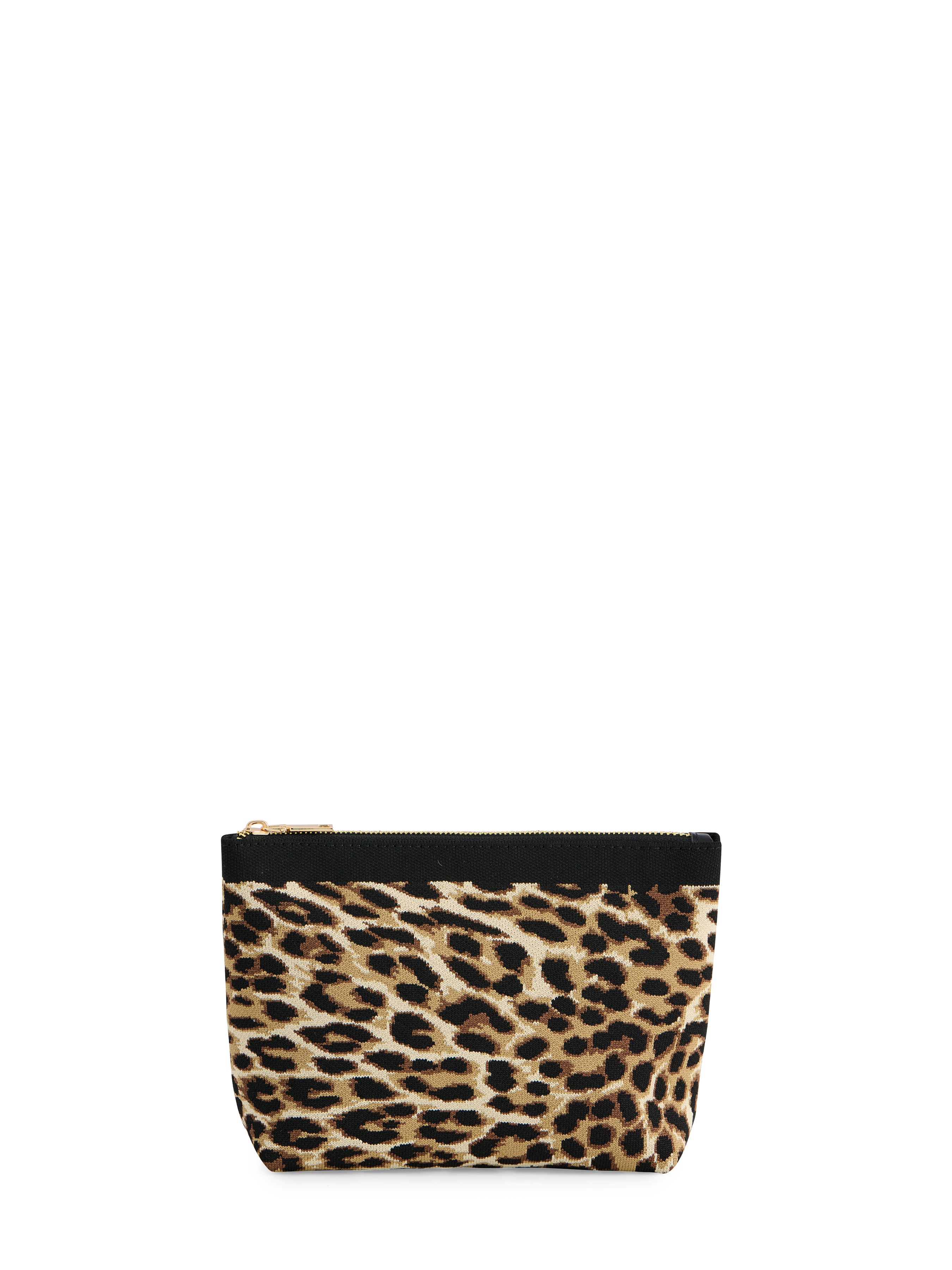 Shiraleah Robbie Zip Pouch LEOPARD