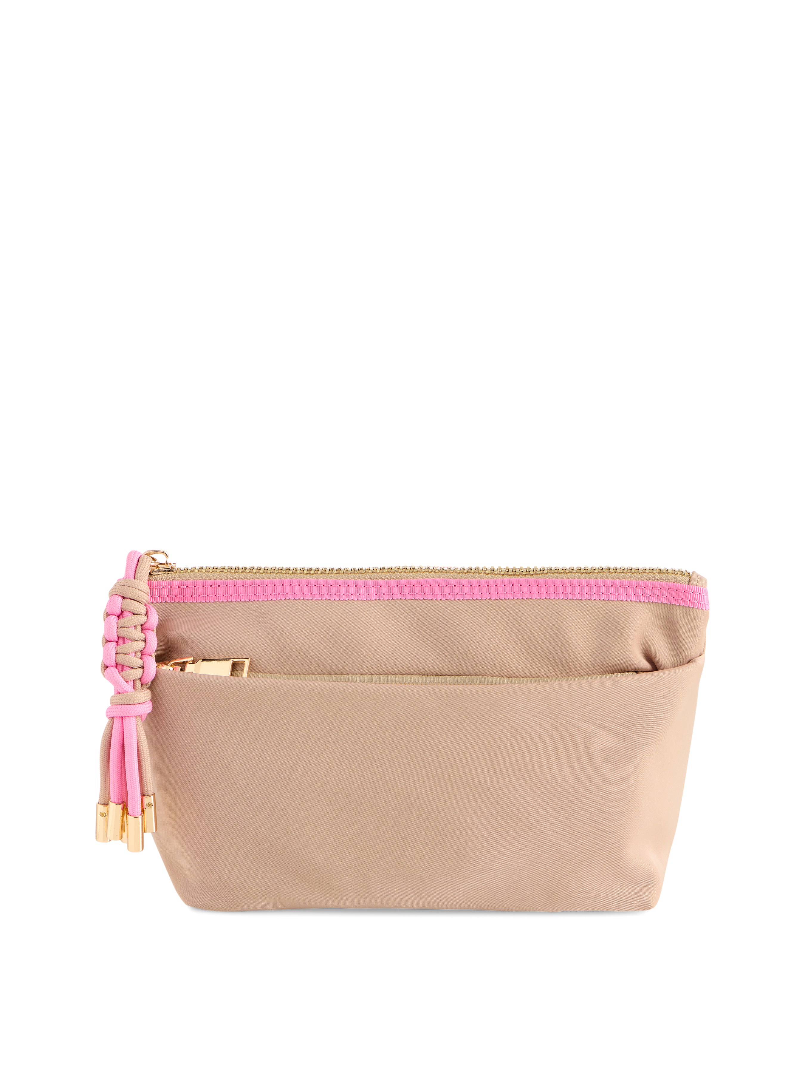 Shiraleah Jet Zip Pouch TAN