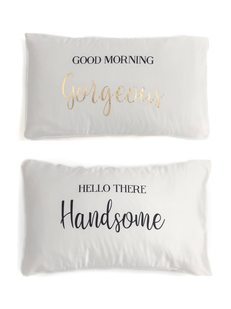 Hello there handsome store pillow