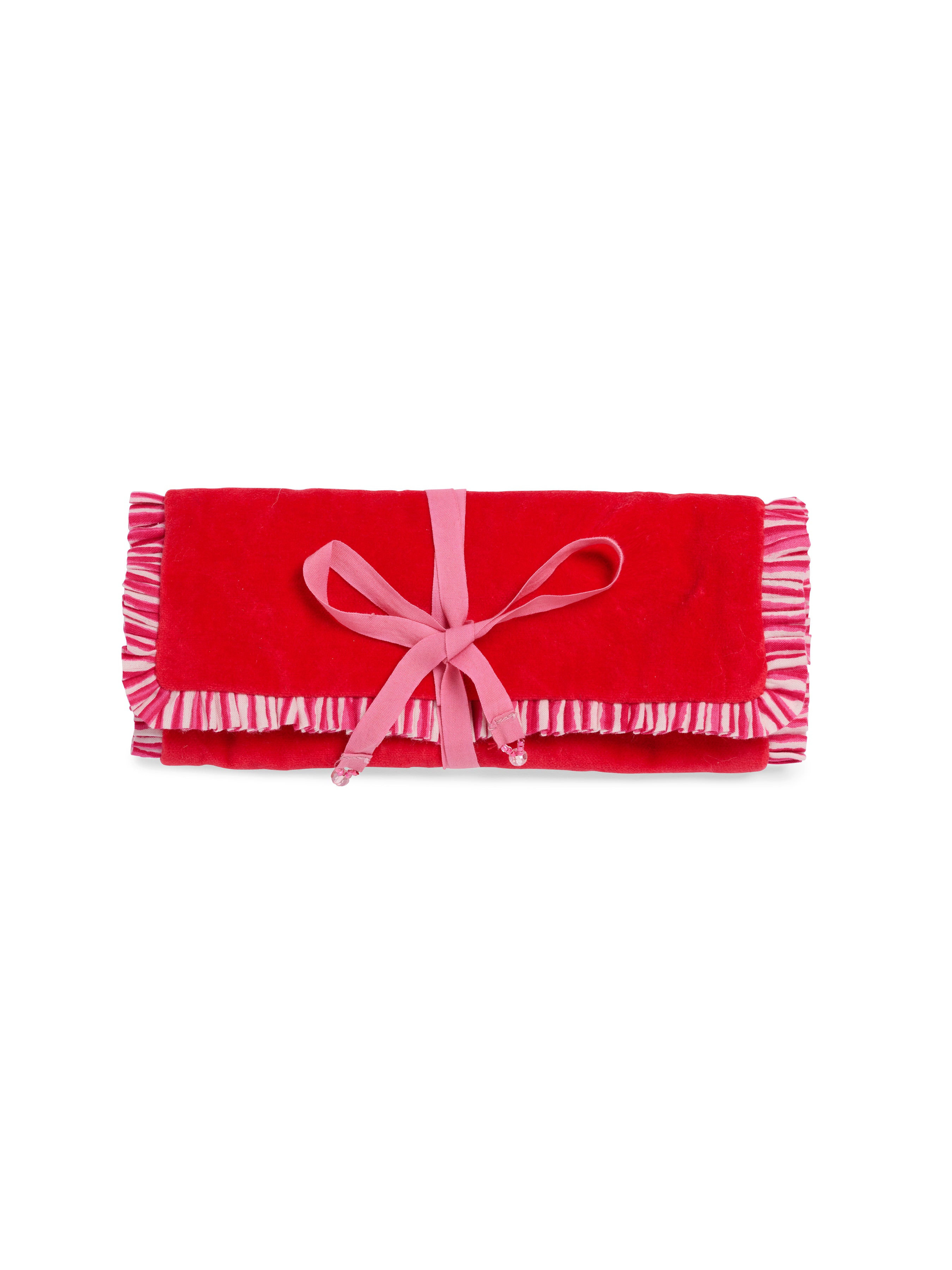 Shiraleah Elle Jewelry Roll RED