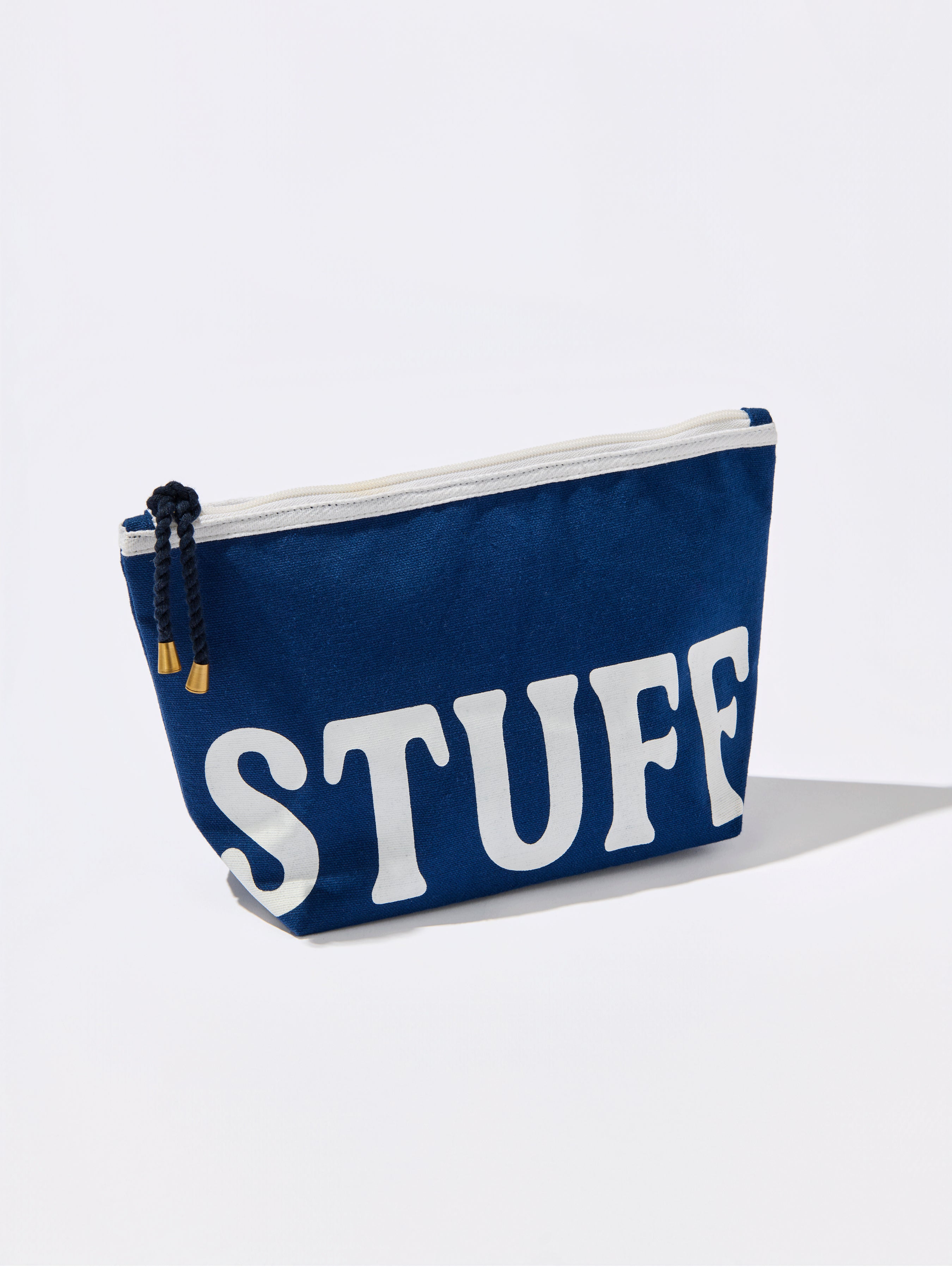 Shiraleah "Stuff" Zip Pouch, Navy